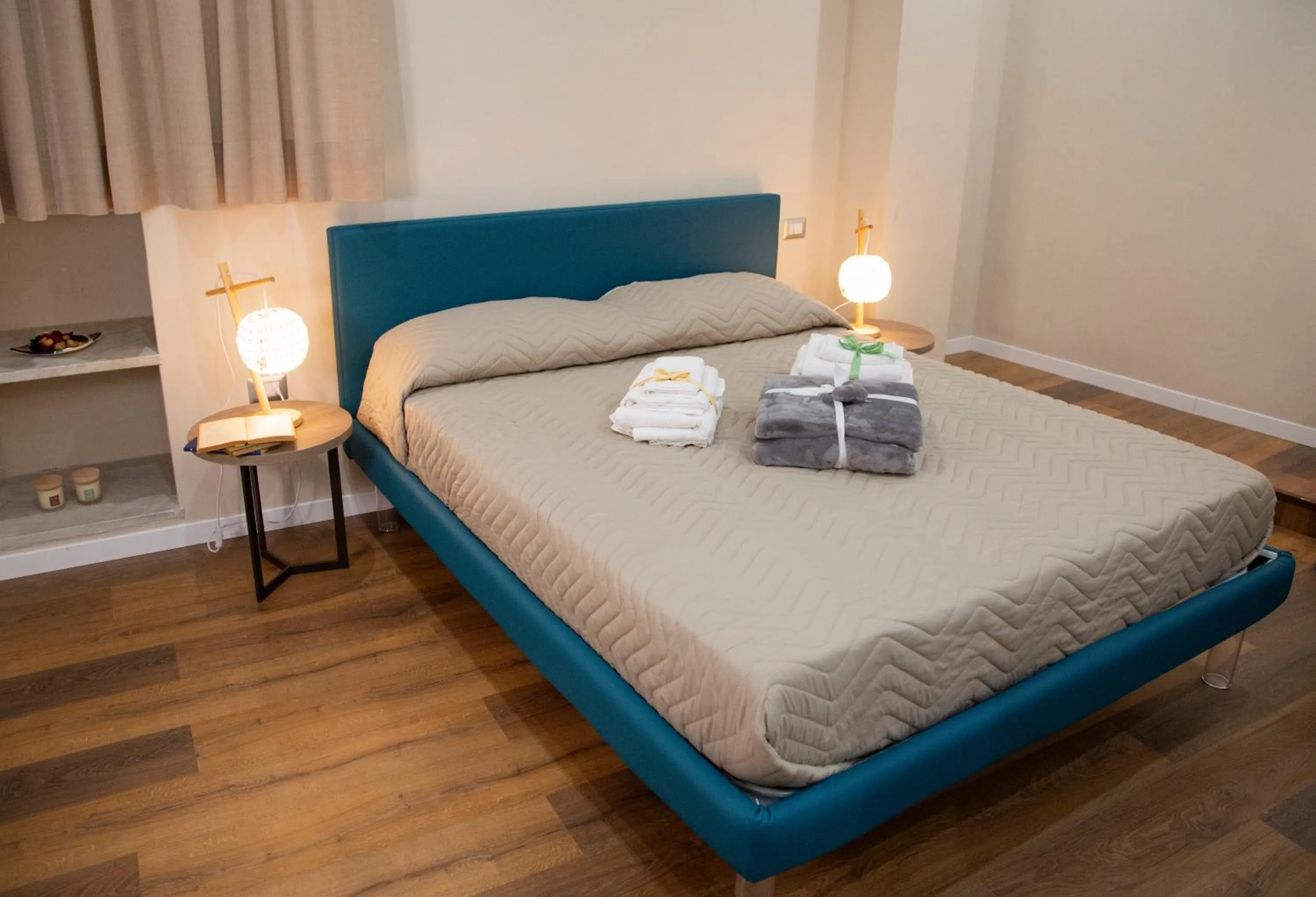 Bed in Handmade Rest Room