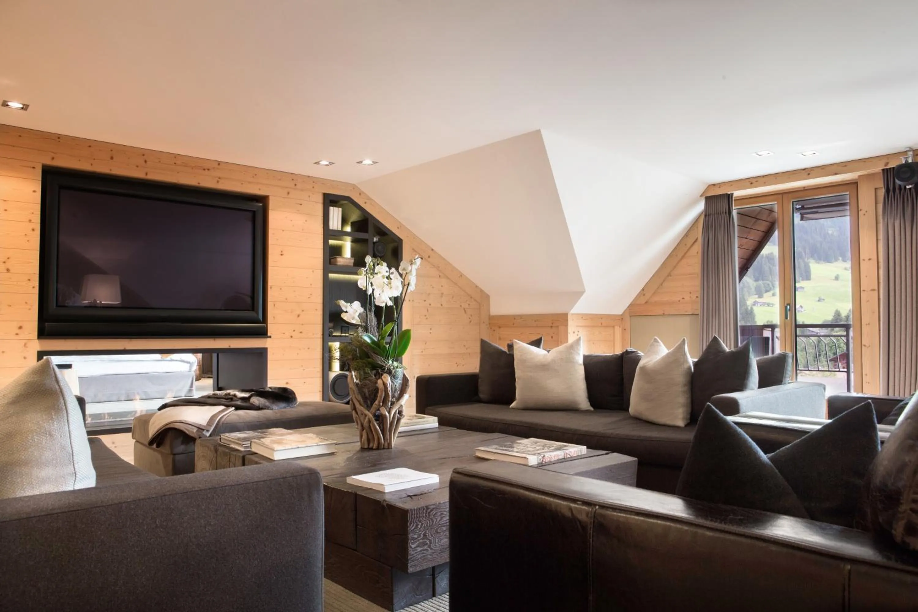 Living room, Seating Area in Park Gstaad