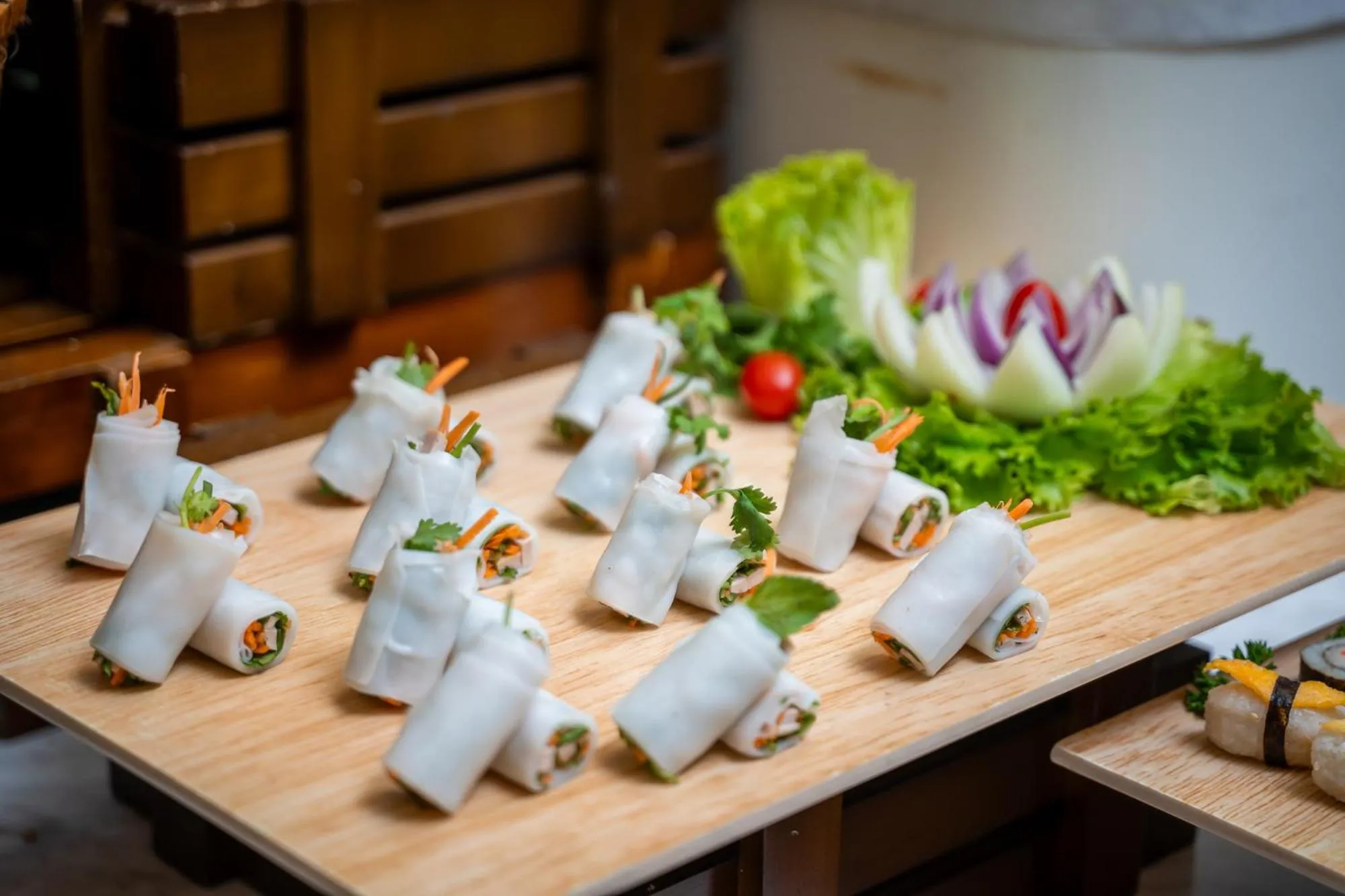 Buffet breakfast in DeLaSea Ha Long Hotel - Modern Bayview Escape