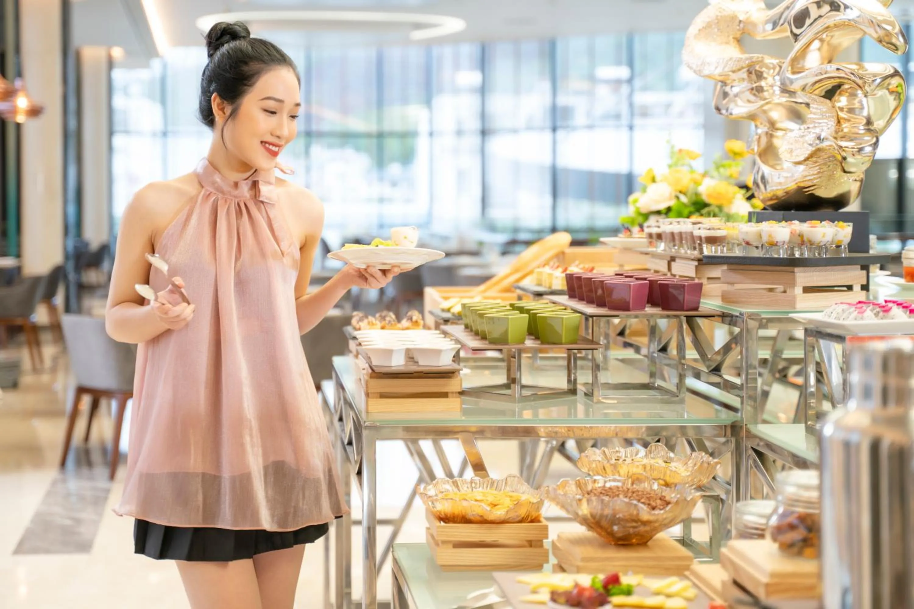 Breakfast in DeLaSea Ha Long Hotel - Modern Bayview Escape