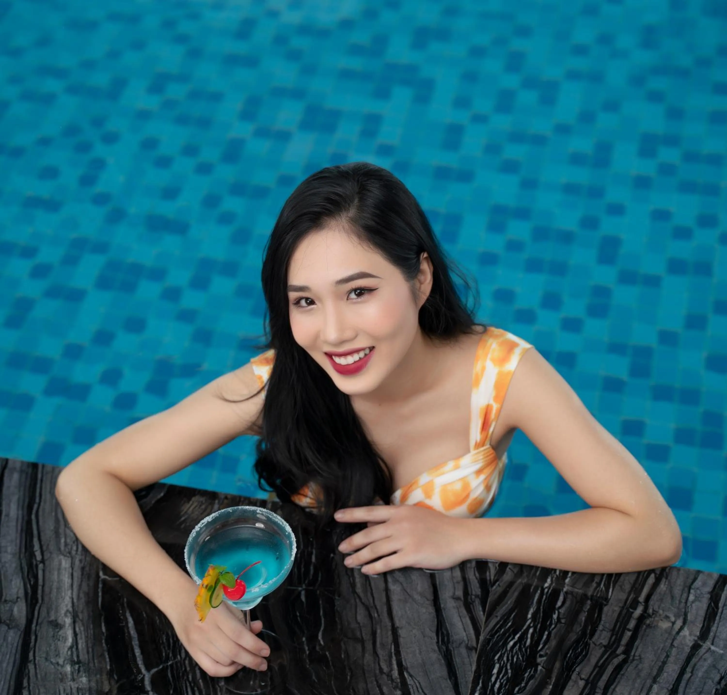 Swimming pool in DeLaSea Ha Long Hotel - Modern Bayview Escape