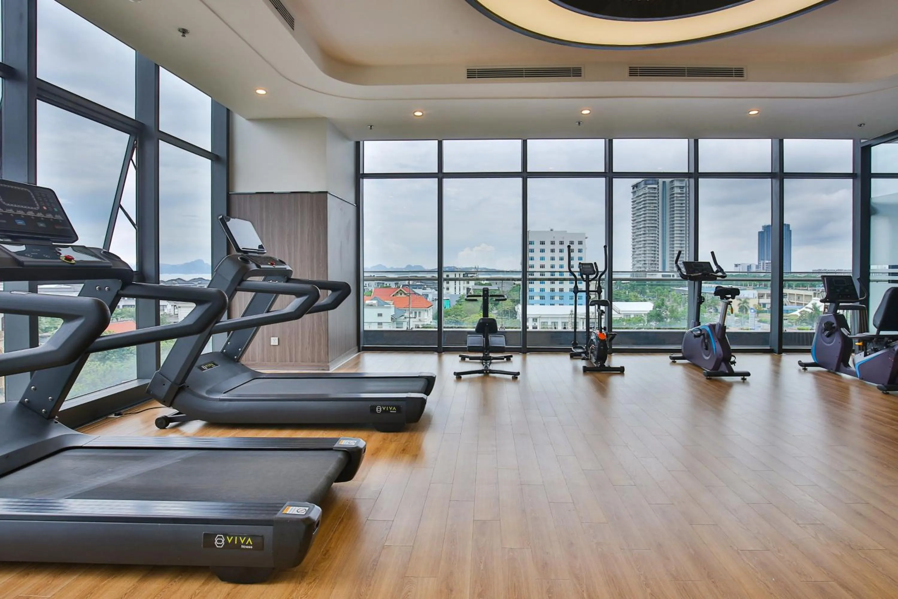 Fitness centre/facilities in DeLaSea Ha Long Hotel - Modern Bayview Escape