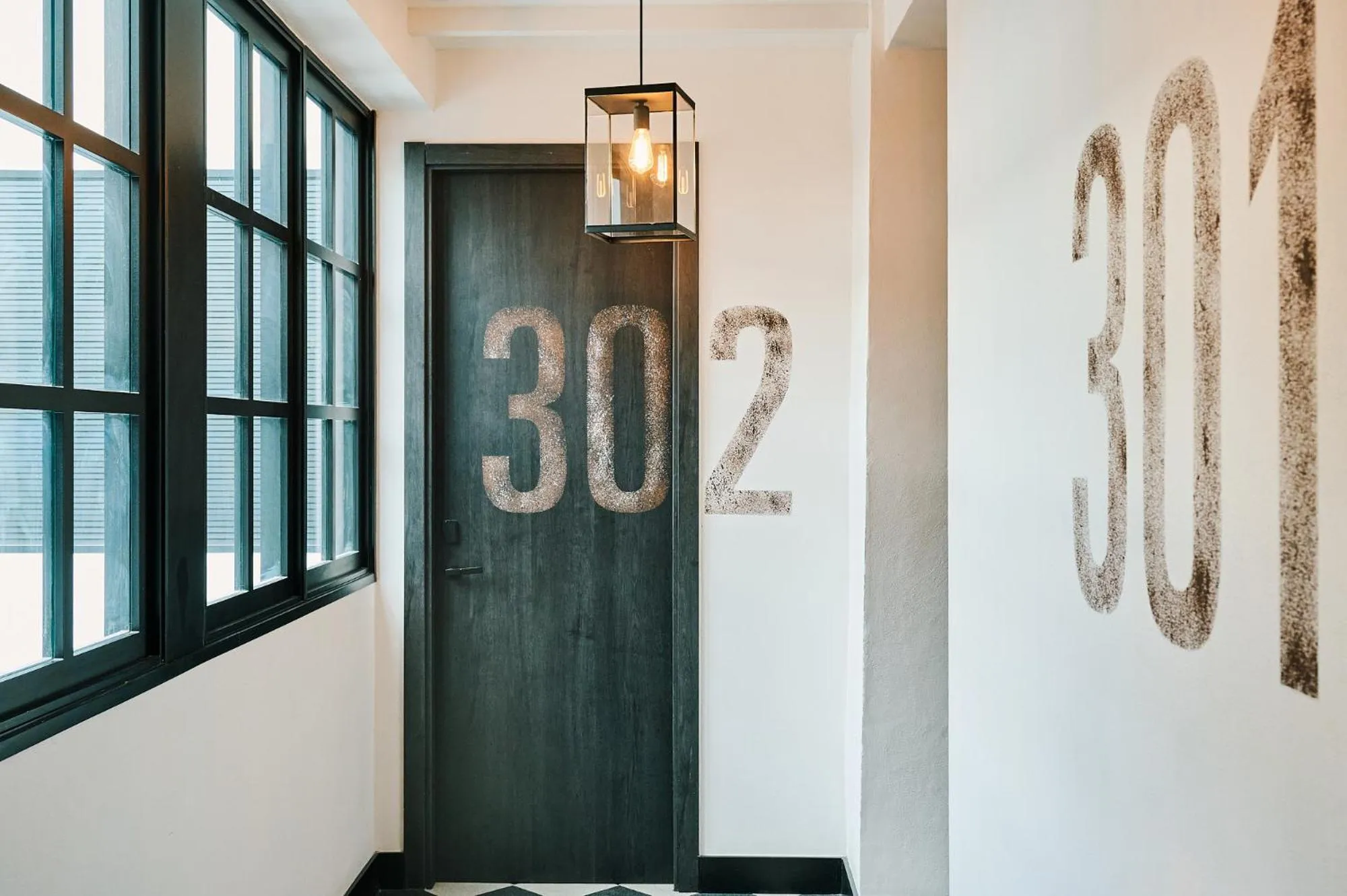 Decorative detail in TOC Hostel Malaga