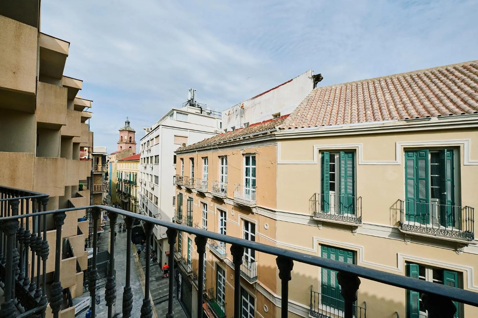 Street view in TOC Hostel Malaga