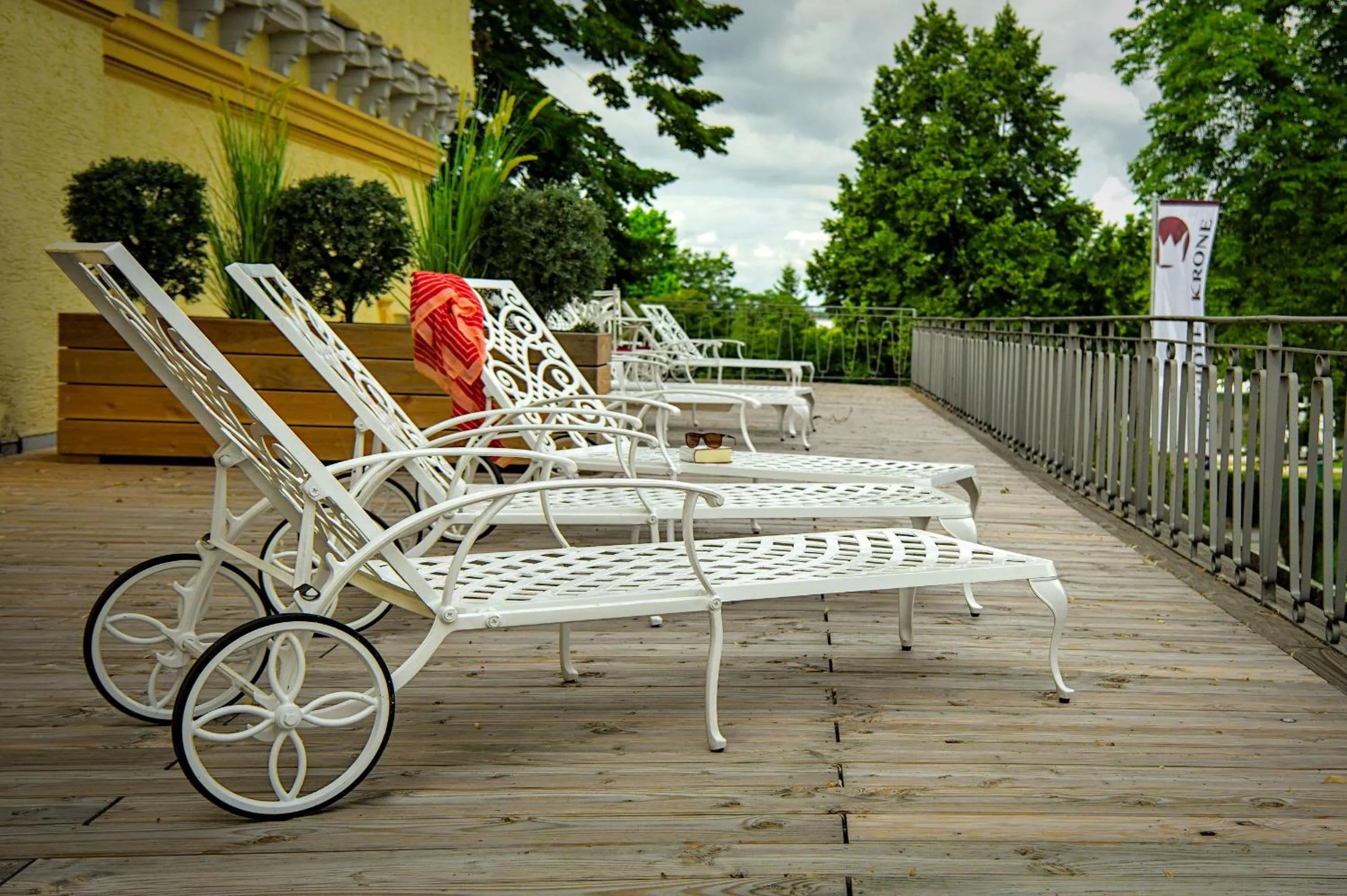 sunbed in Parkhotel Krone