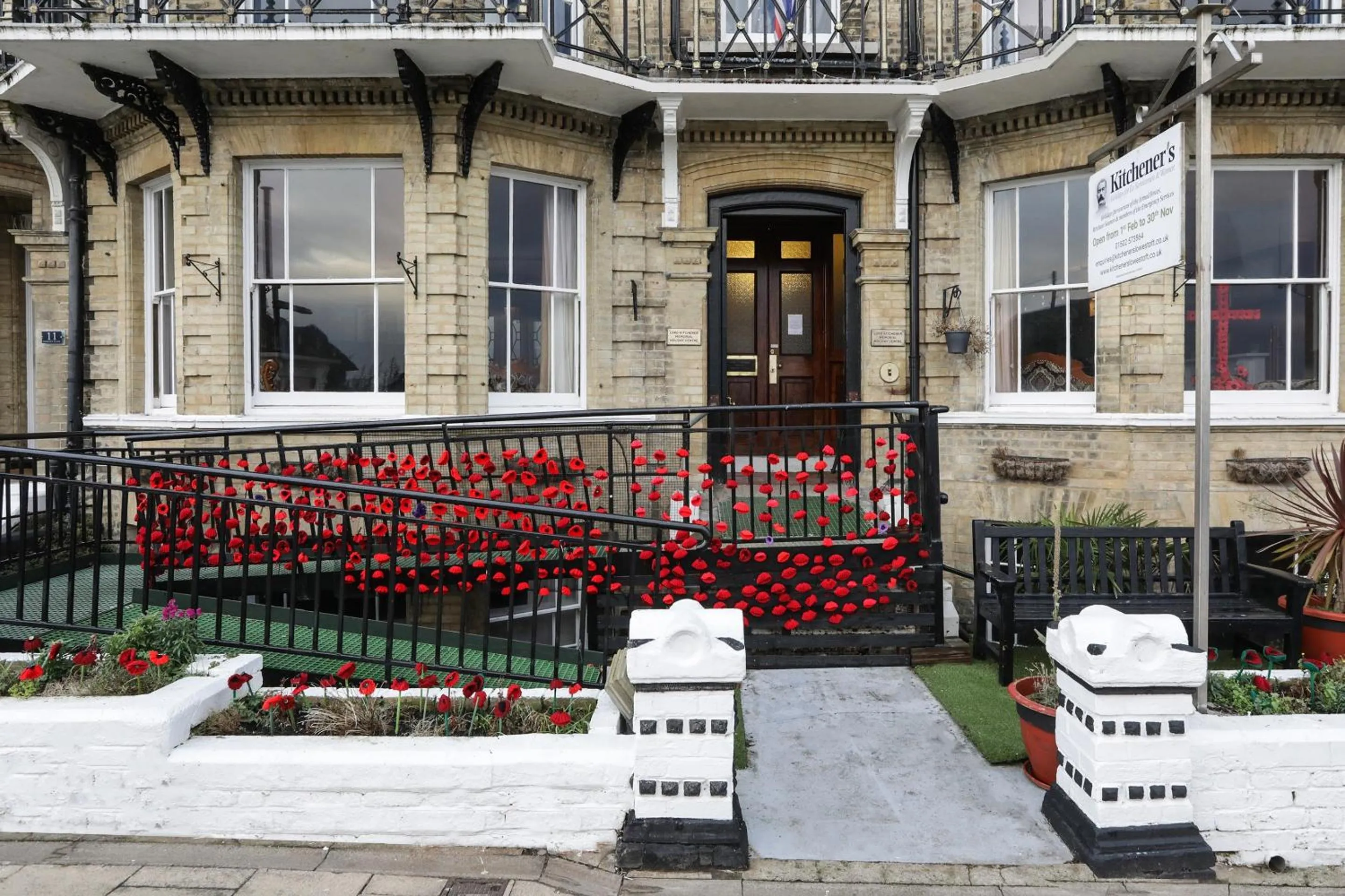 Facade/entrance in Lord Kitcheners Guest House