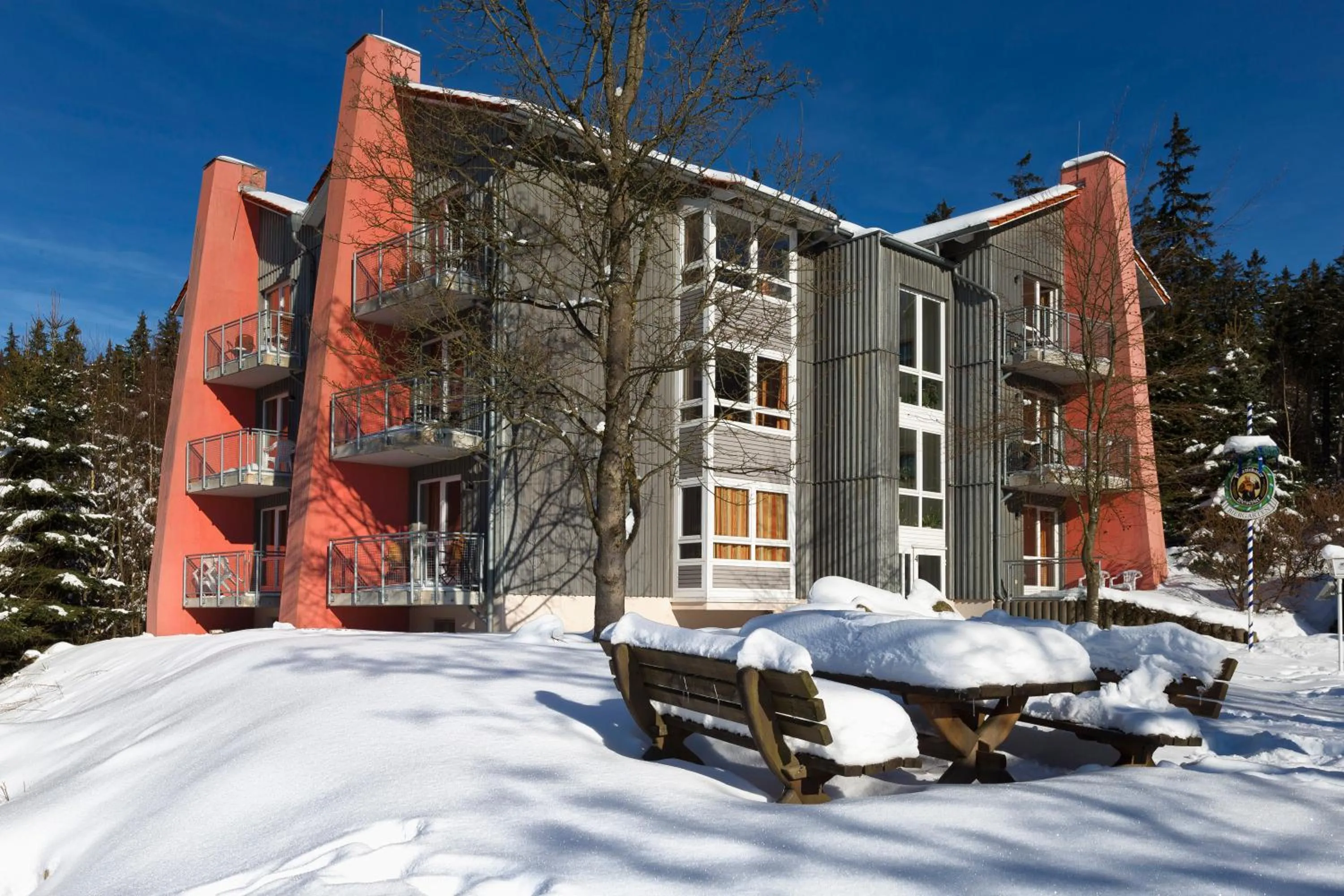 Winter in Brockenblick Ferienpark