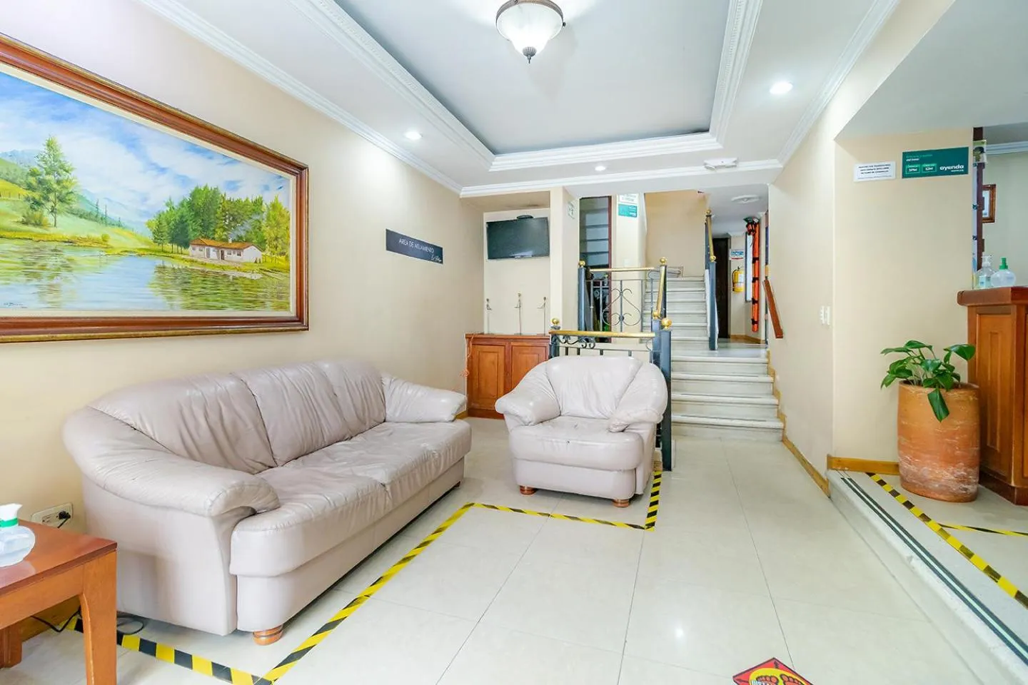 Lobby or reception in Ayenda La Antigua