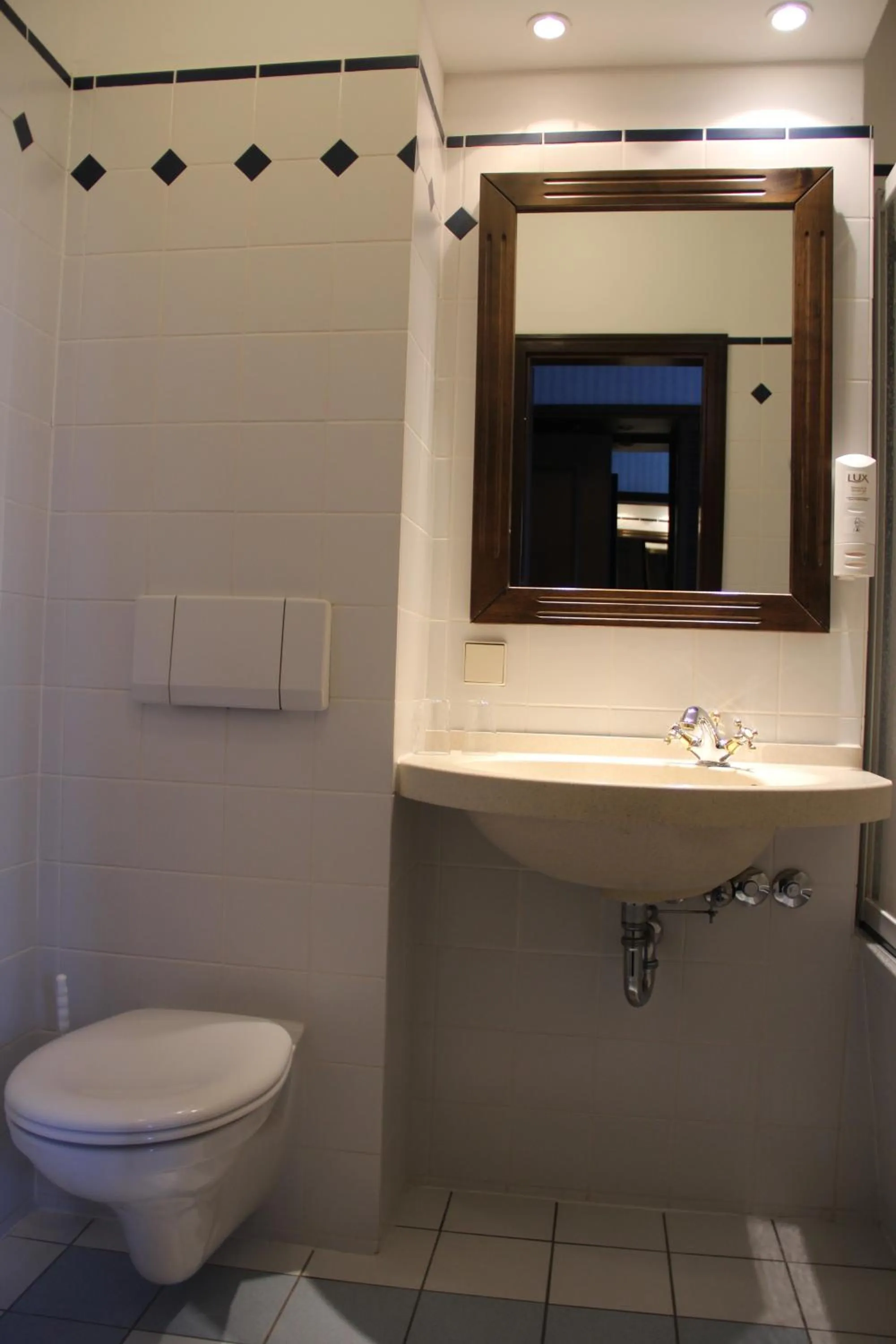 Decorative detail in Hotel BB Bahnhof Bertsdorf