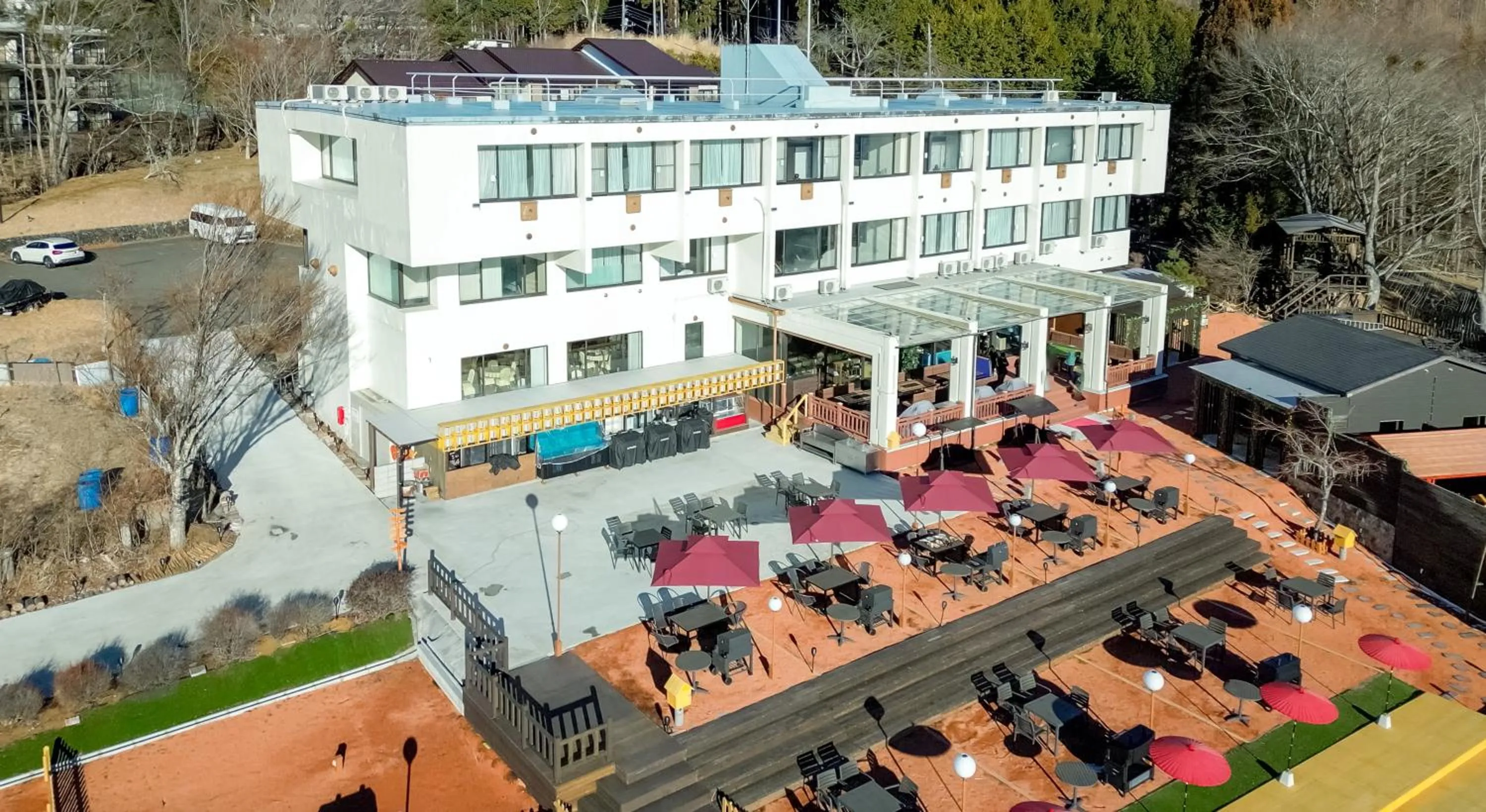 Property building in Fuji Yamanakako Resort Hotel