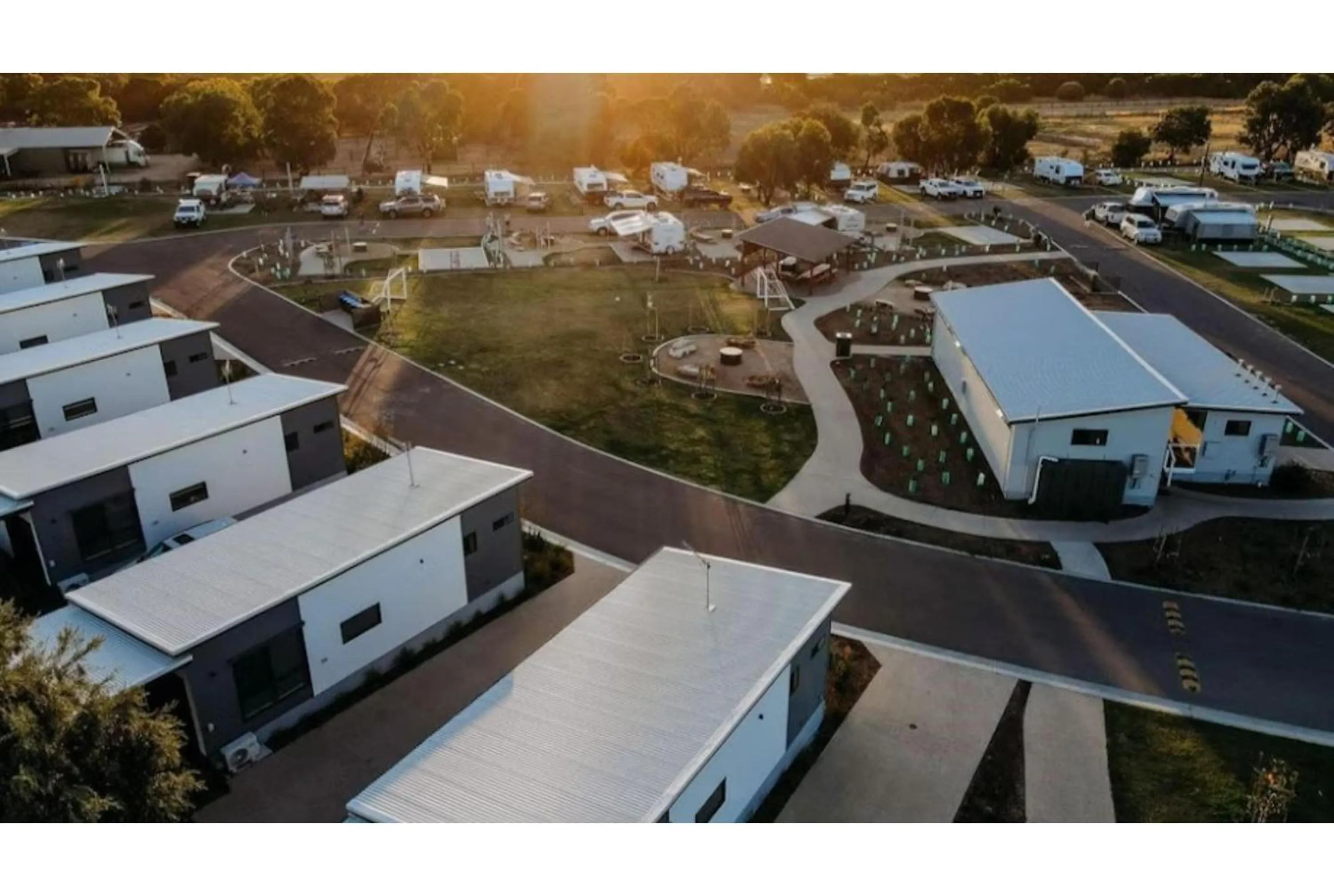 On site in Discovery Parks - Goolwa