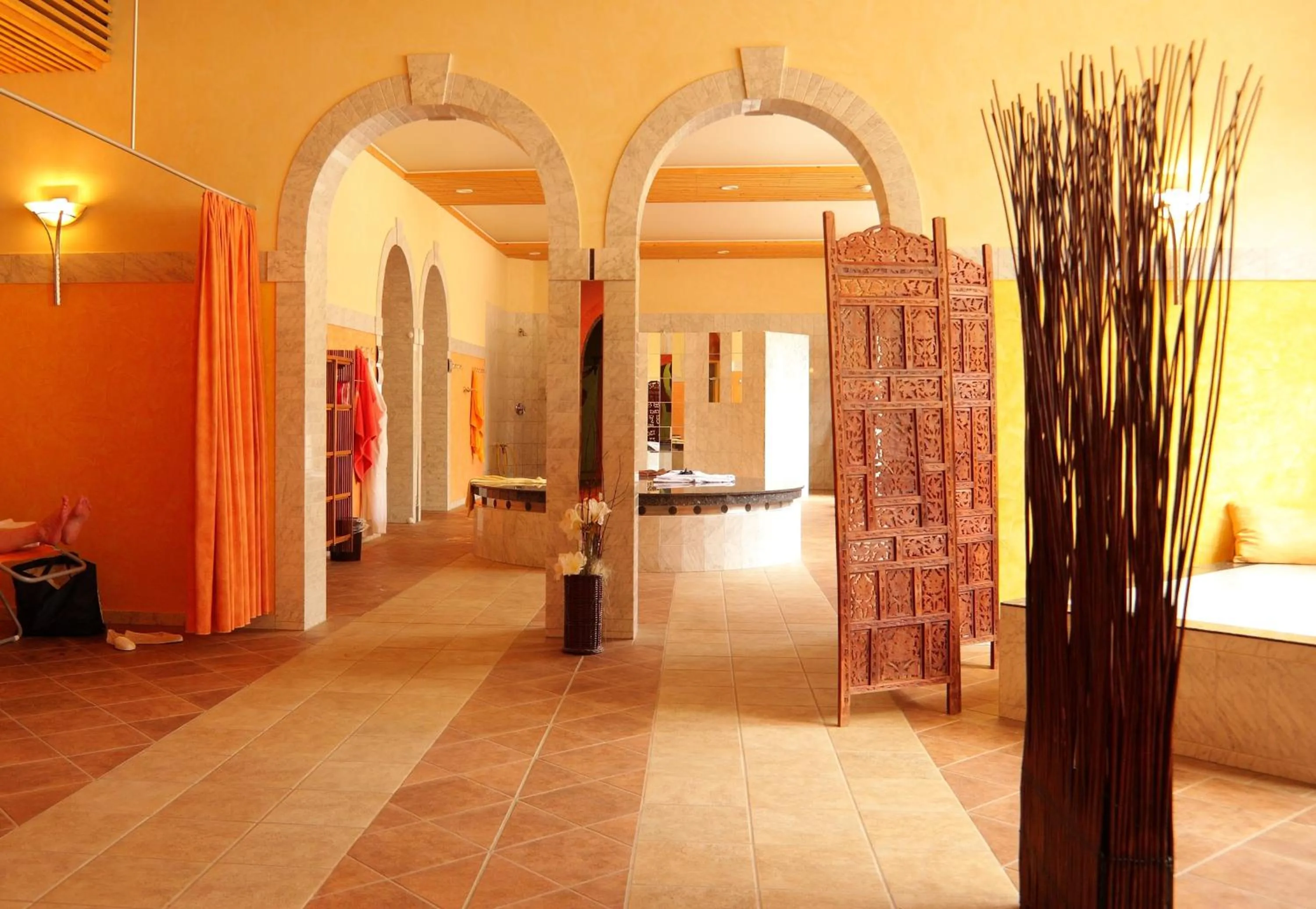 Hot Spring Bath, Bed in Kulturhotel Kaiserhof