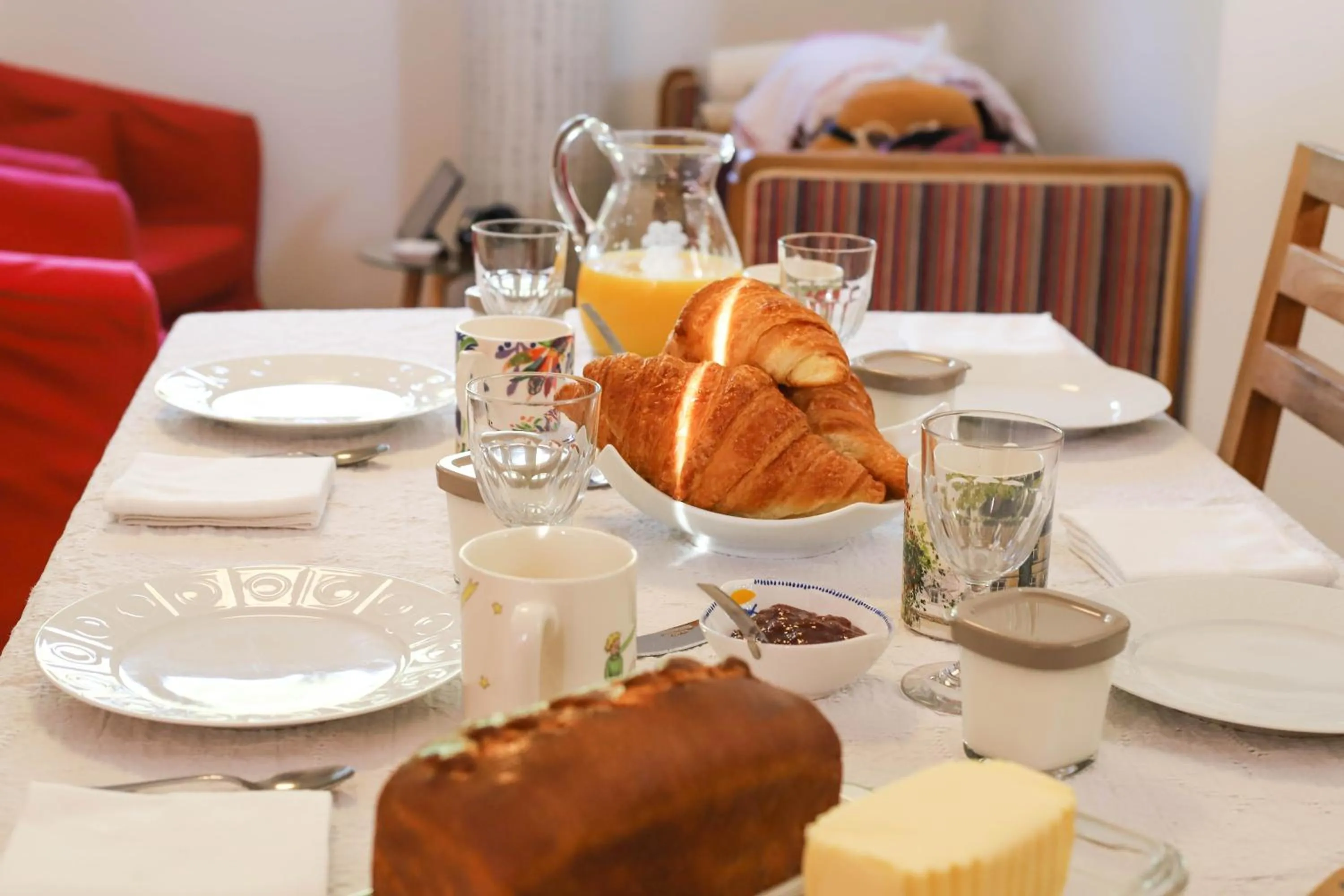 Breakfast in Domaine des Fougères