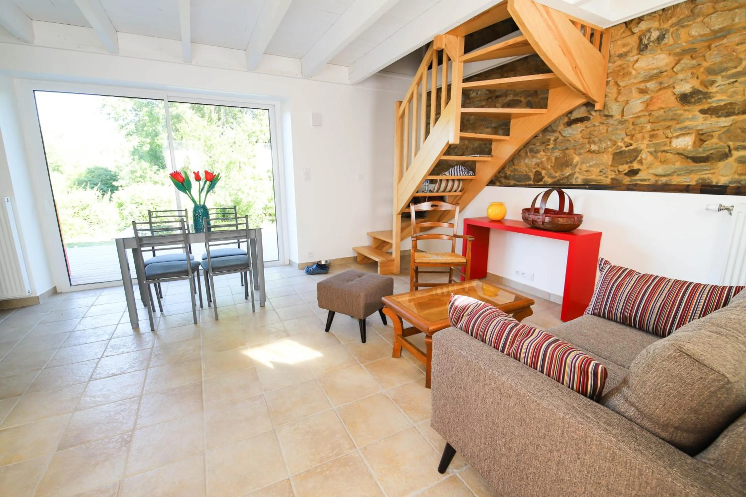 Seating area in Domaine des Fougères