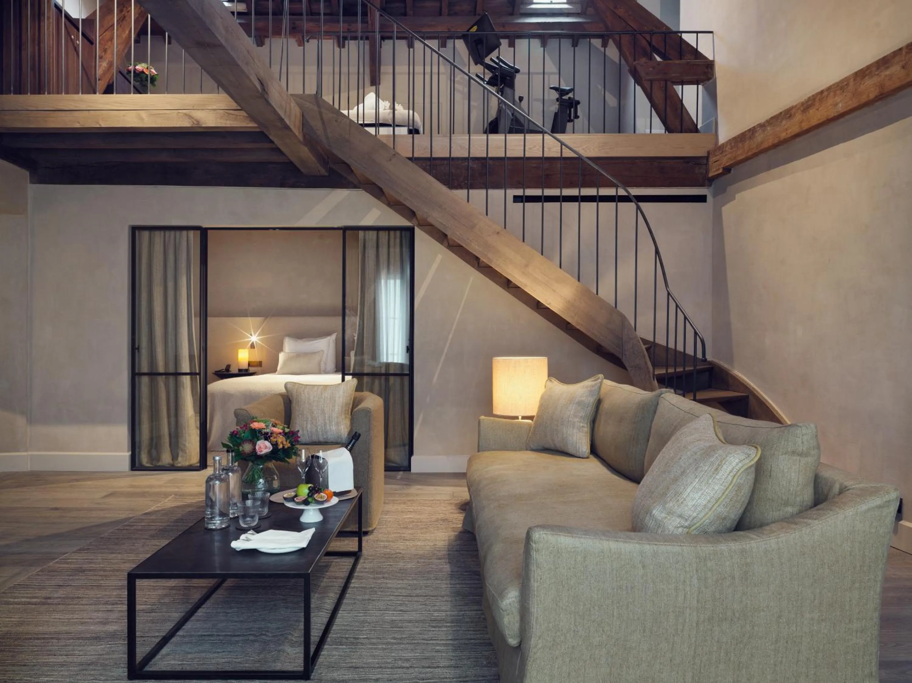 Living room in Botanic Sanctuary Antwerp - The Leading Hotels of the World