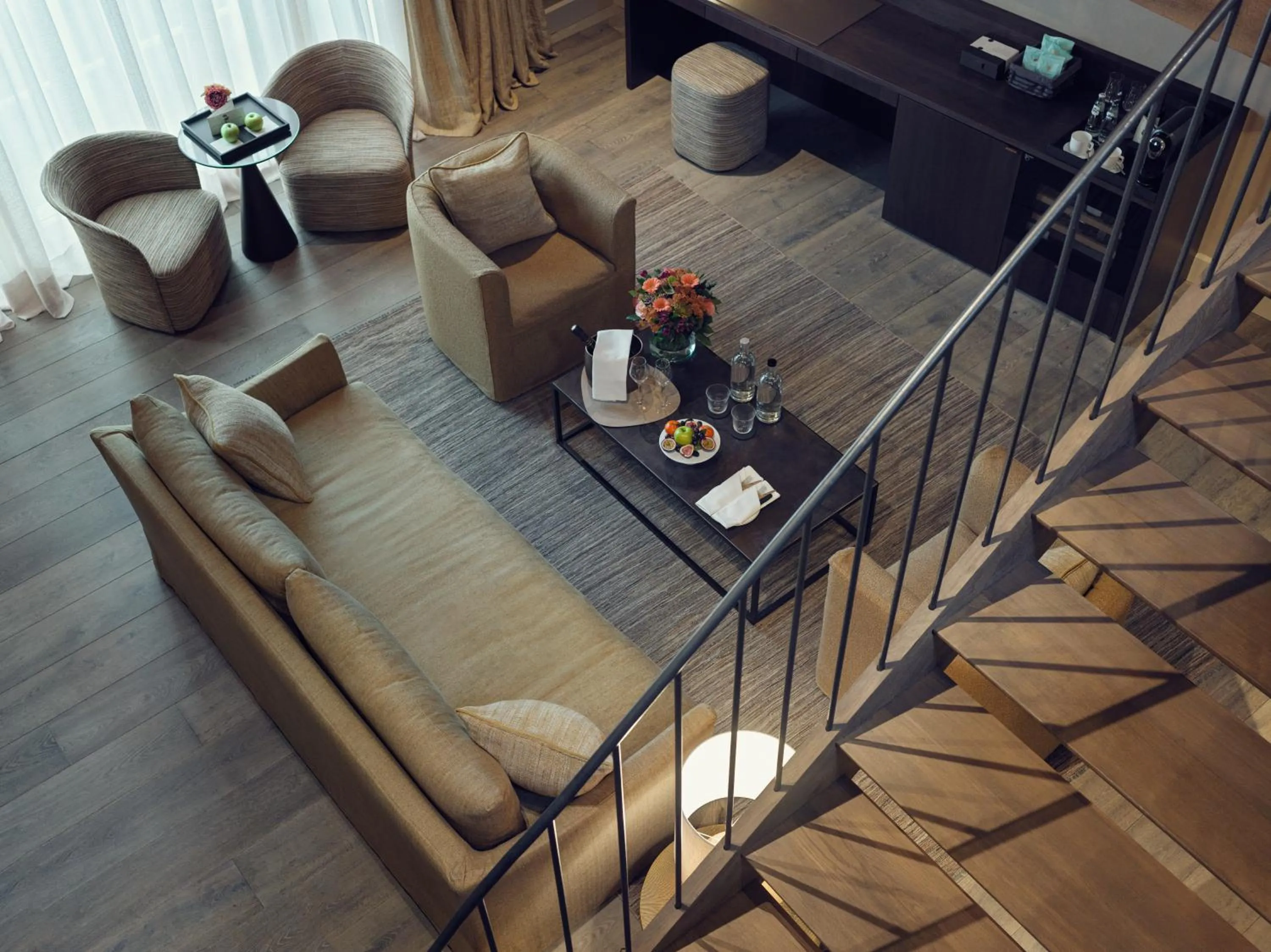 Seating area in Botanic Sanctuary Antwerp - The Leading Hotels of the World