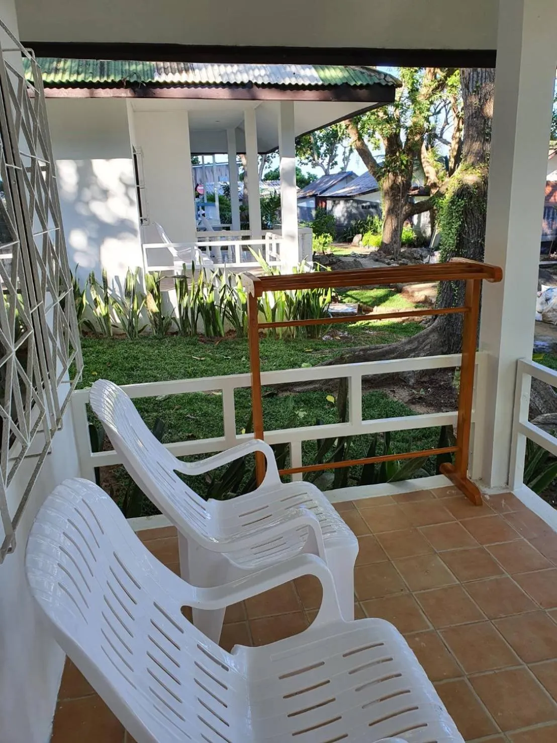 Patio in Blue Bay Bungalow