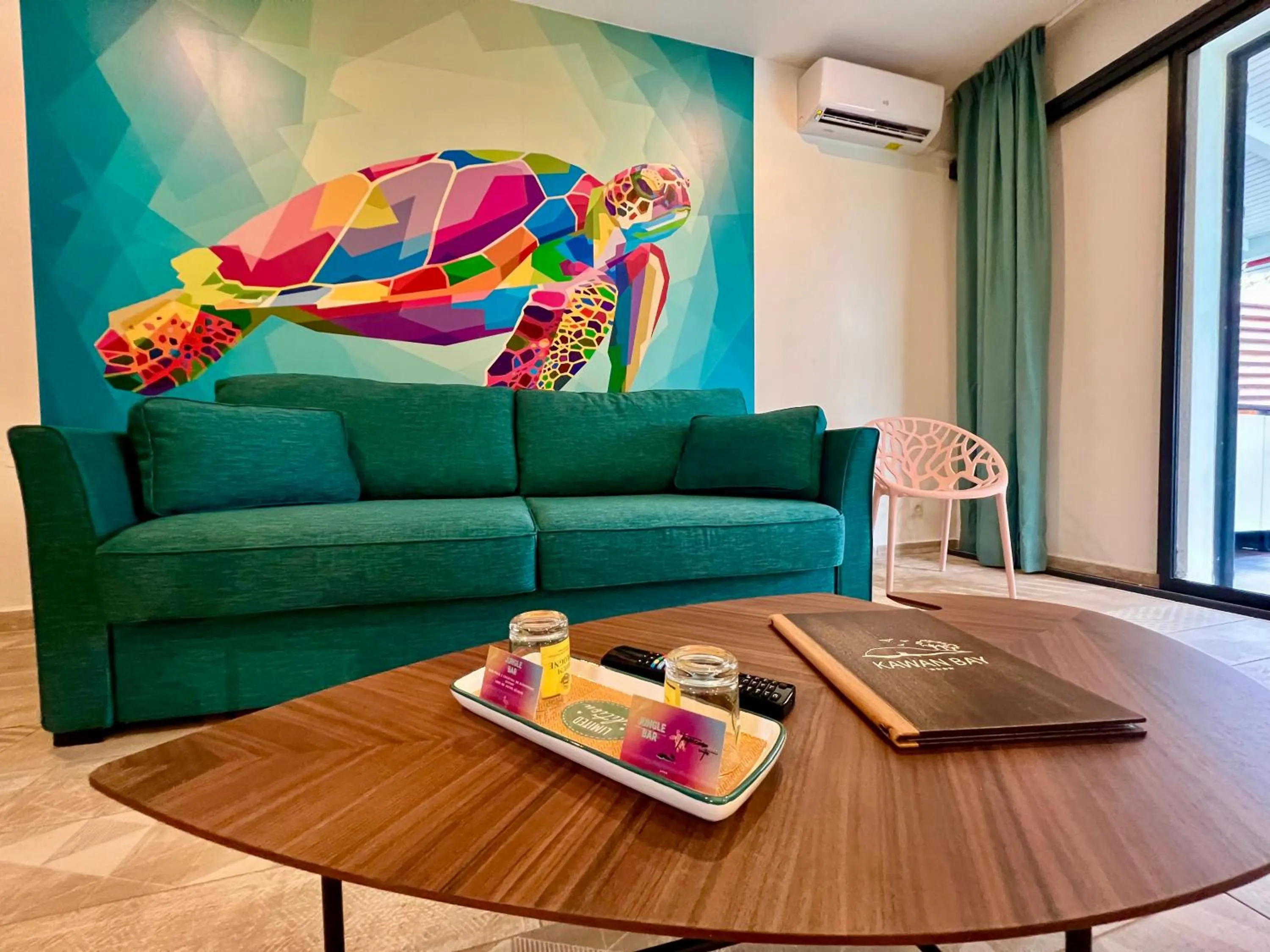 Living room in Kawan Bay Suites