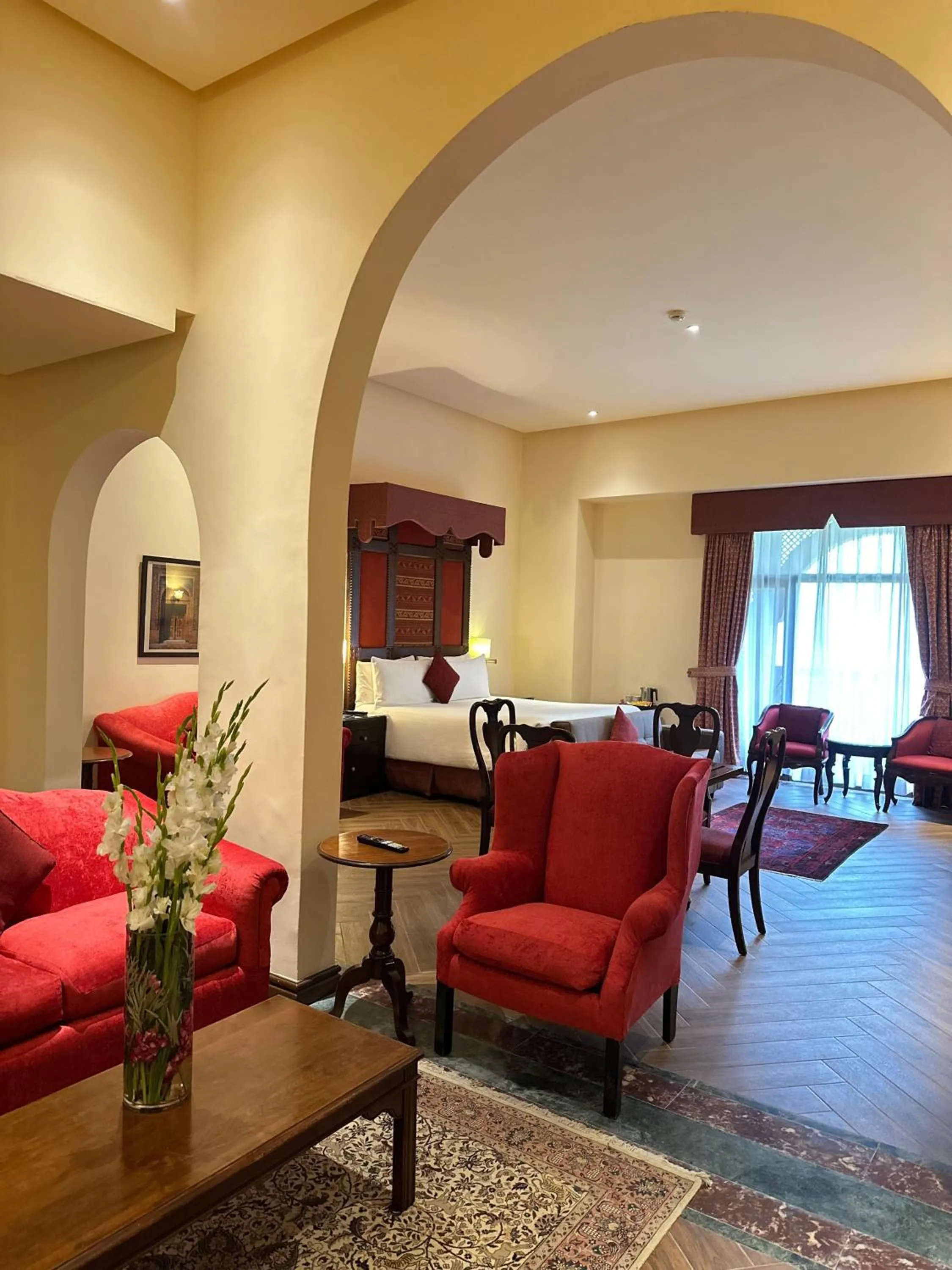 Seating area in Pearl Continental Hotel Malam Jabba