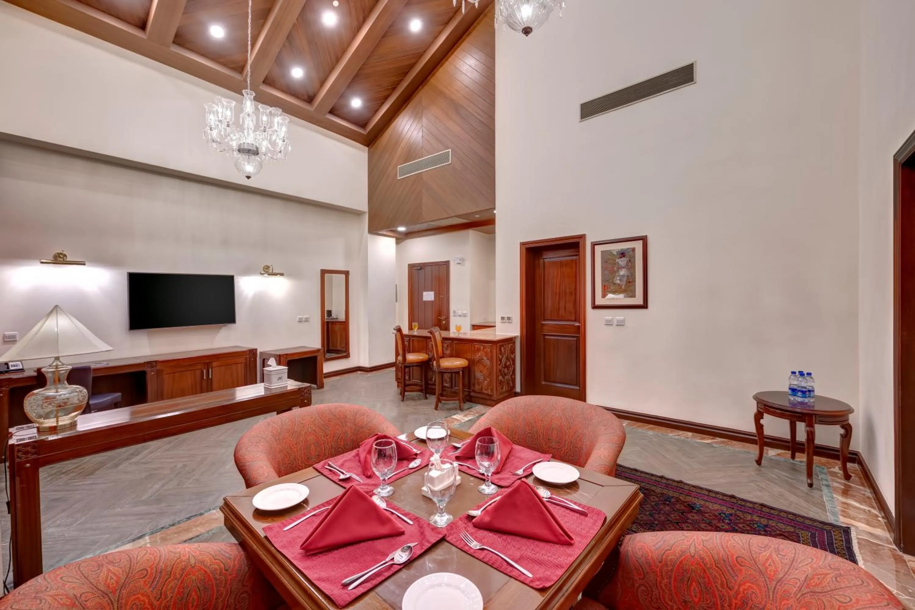 Seating area in Pearl Continental Hotel Malam Jabba