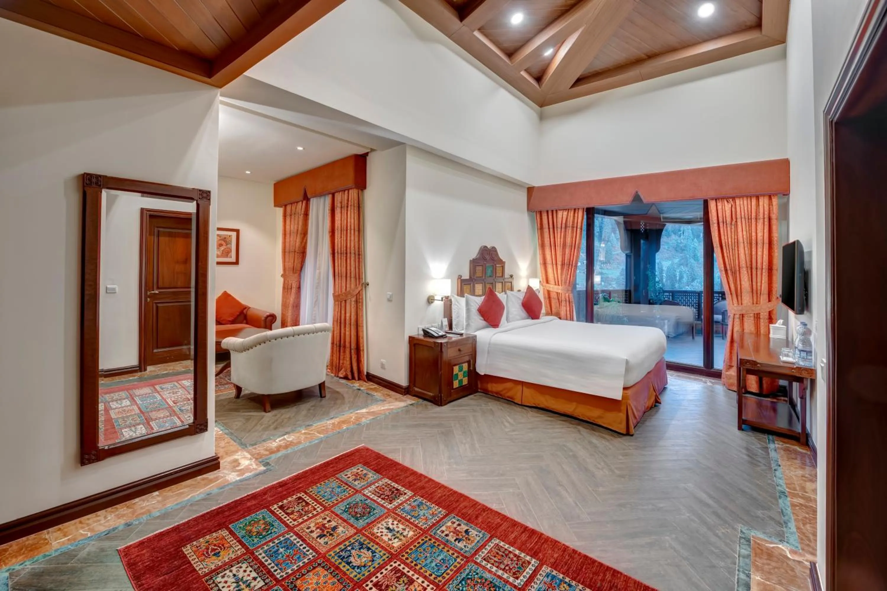 Bedroom, Bed in Pearl Continental Hotel Malam Jabba