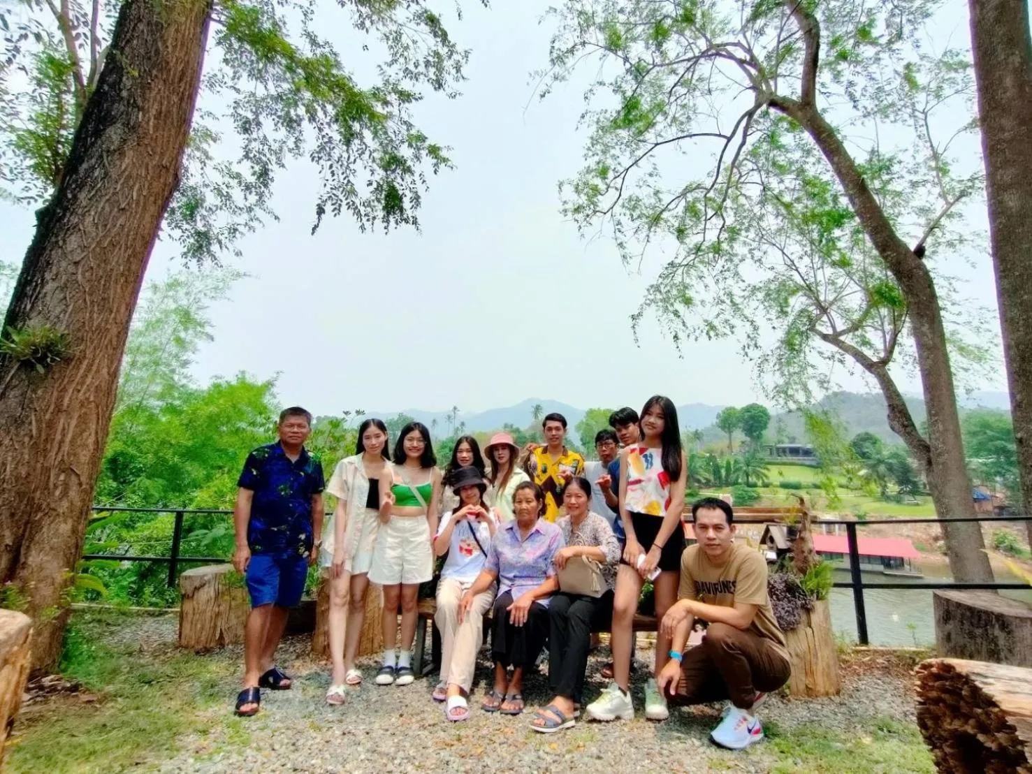 group of guests in Rimwang The River Life