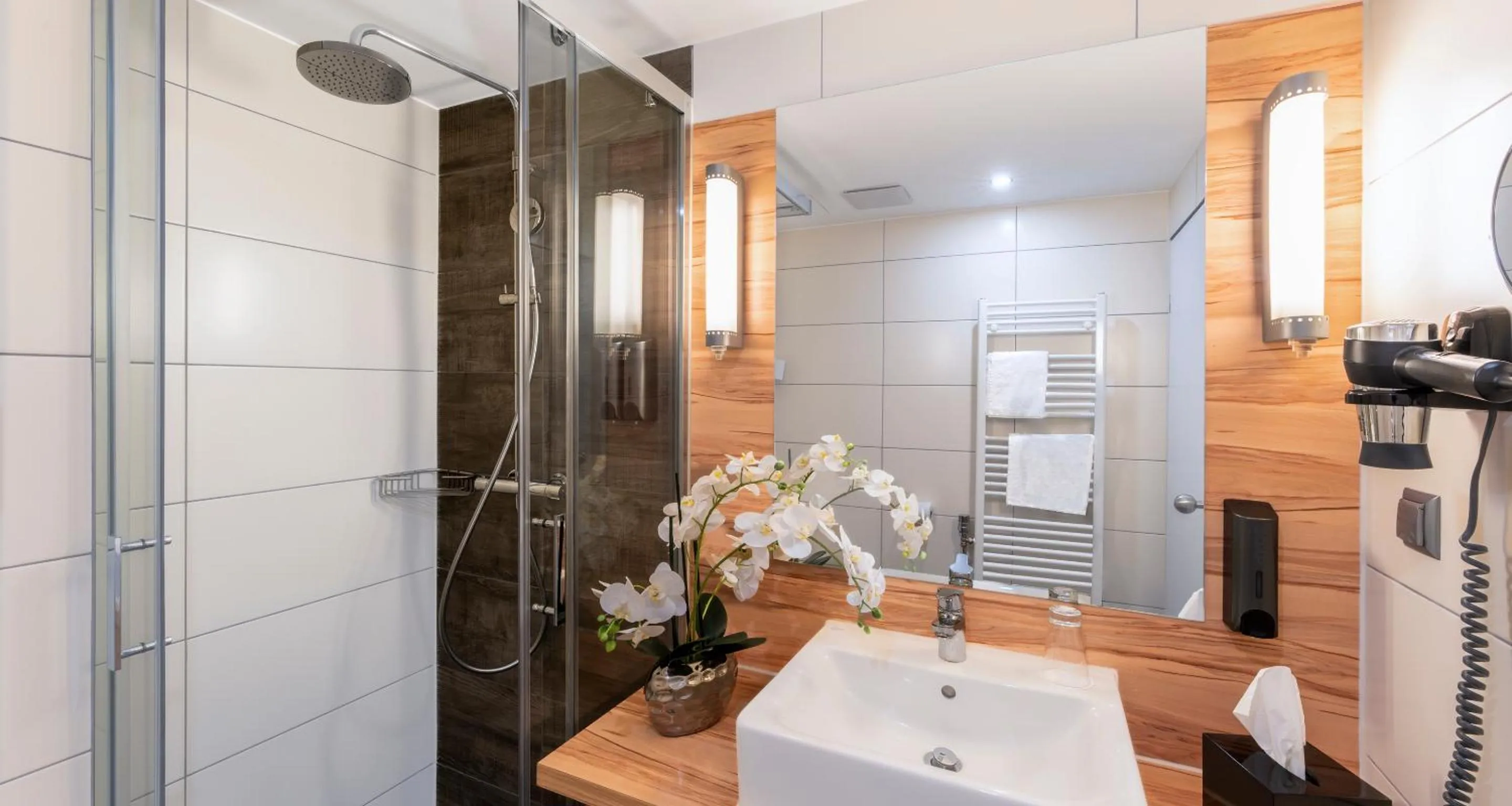 Bathroom in PLAZA Premium Columbus Bremen