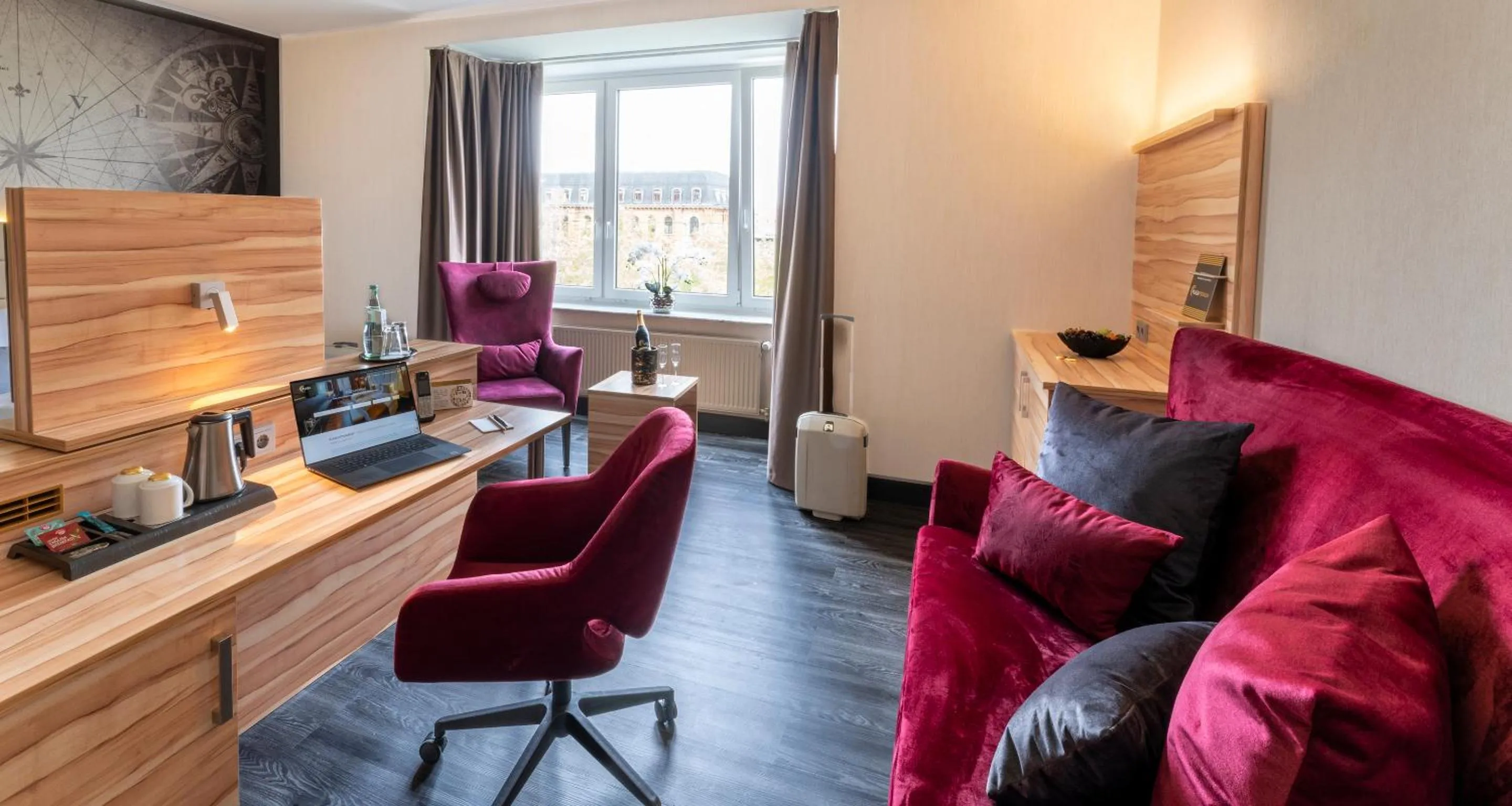 Photo of the whole room in PLAZA Premium Columbus Bremen