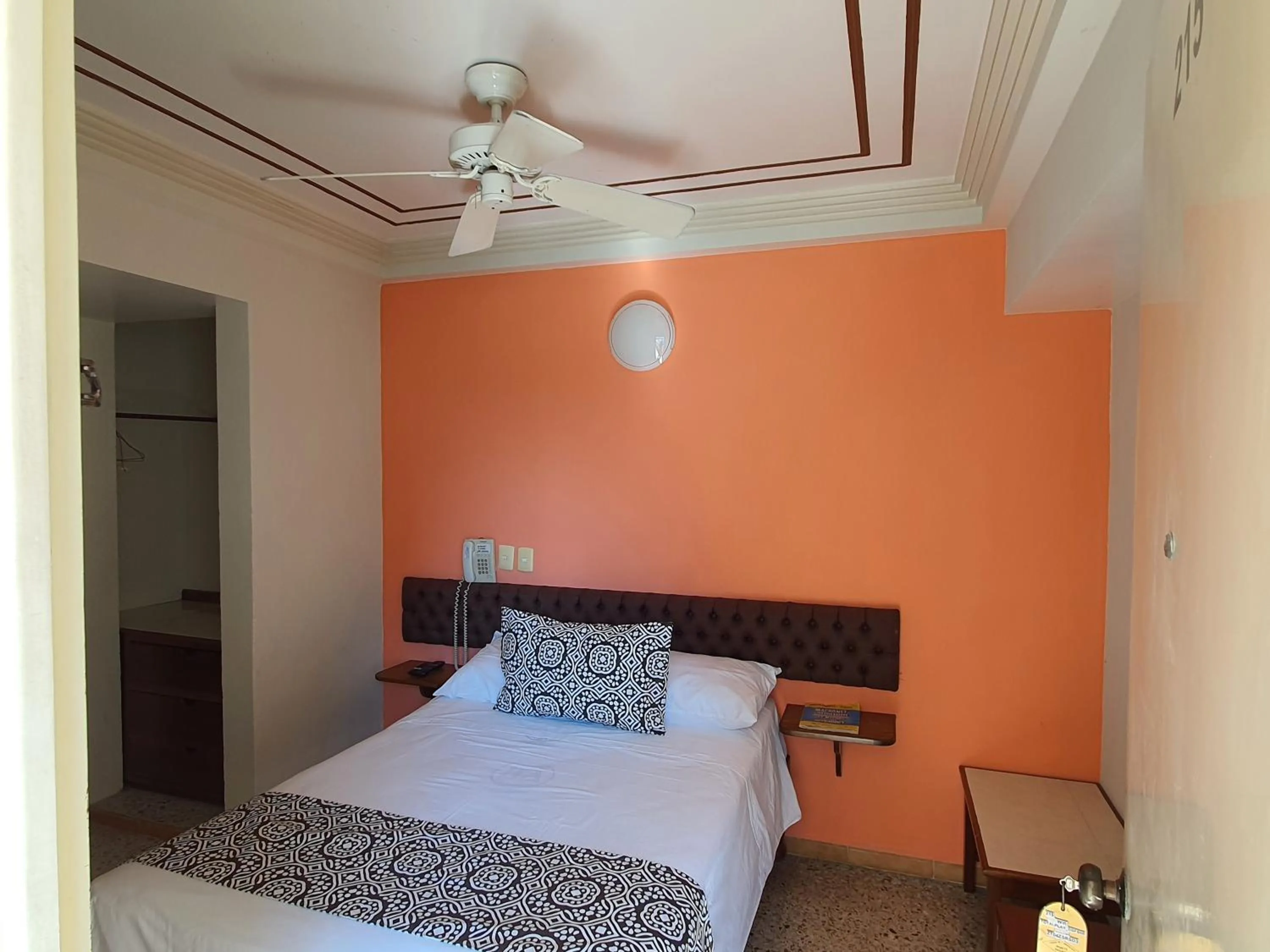 Photo of the whole room, Bed in Hotel Atlantico a 150 mts de Playa Martí