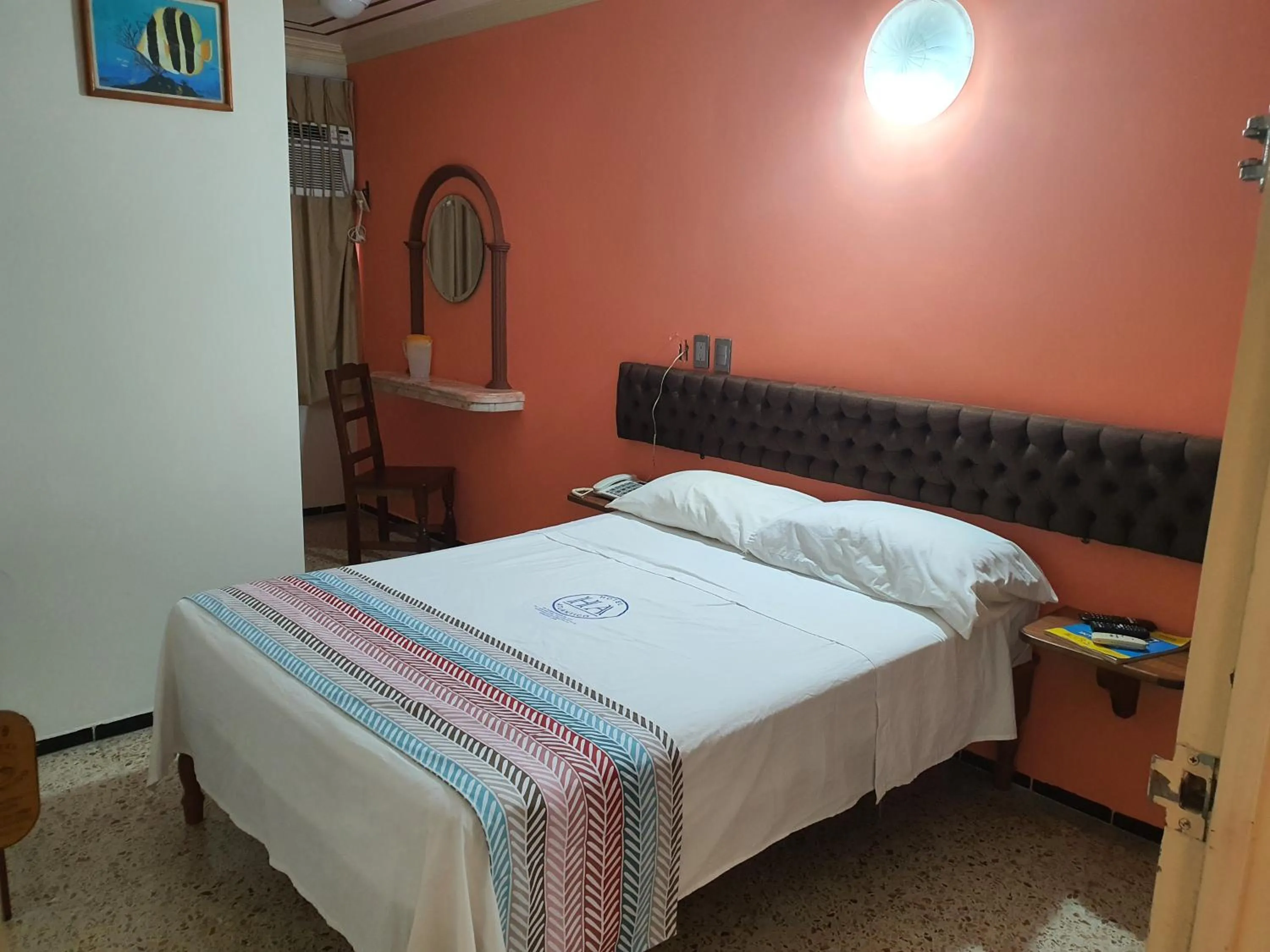 Photo of the whole room, Bed in Hotel Atlantico a 150 mts de Playa Martí