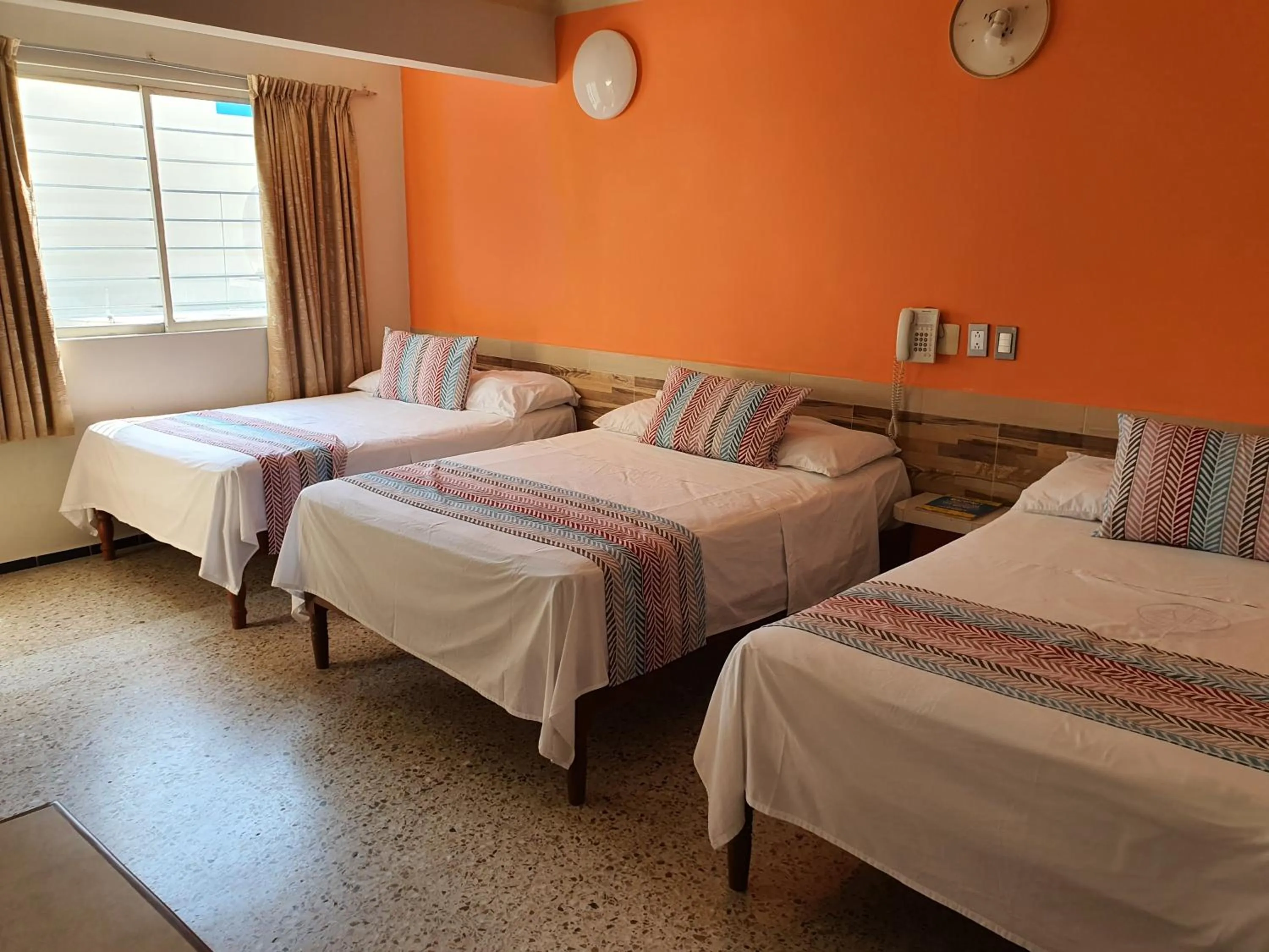 Photo of the whole room, Bed in Hotel Atlantico a 150 mts de Playa Martí