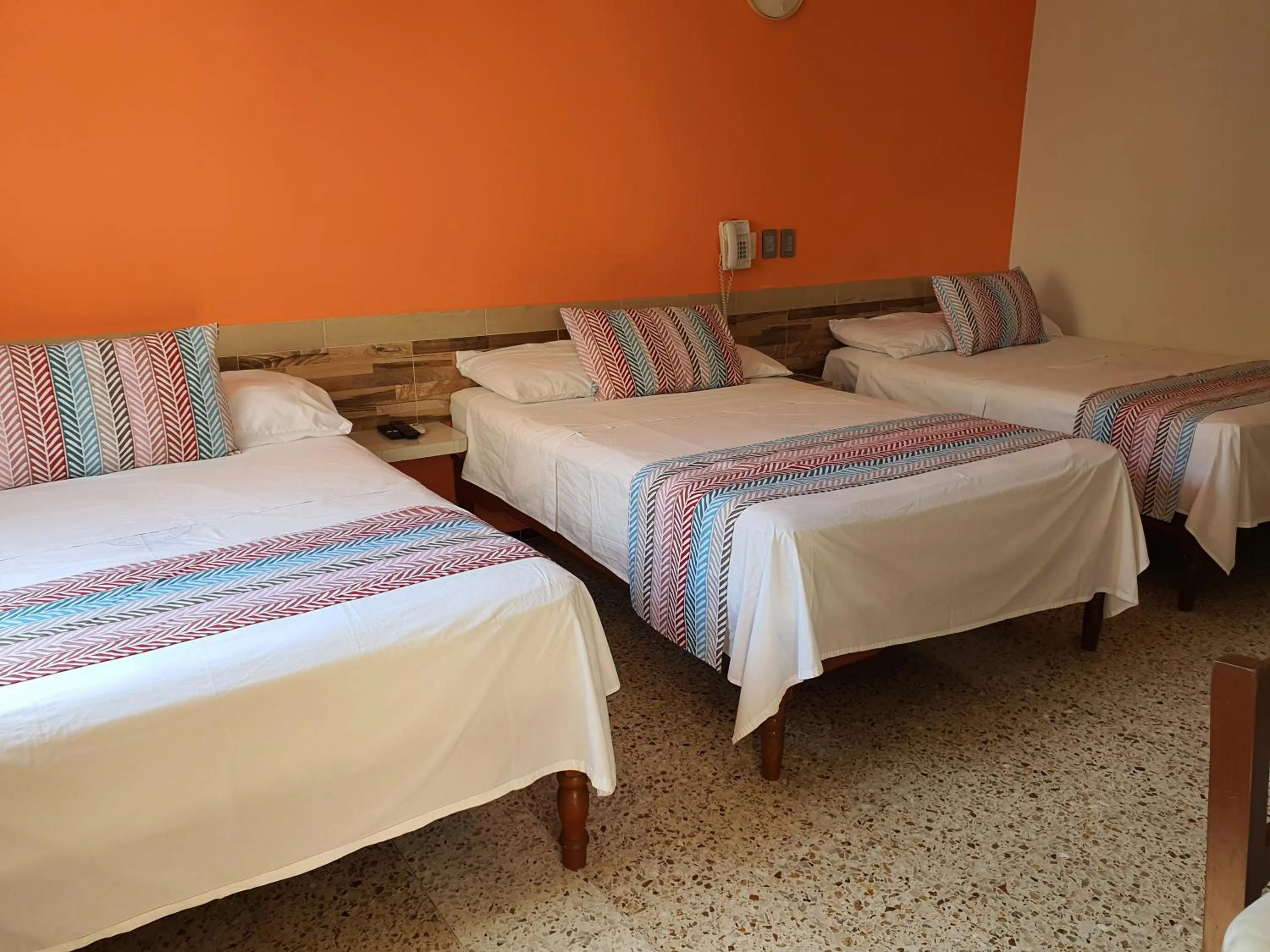 Photo of the whole room, Bed in Hotel Atlantico a 150 mts de Playa Martí