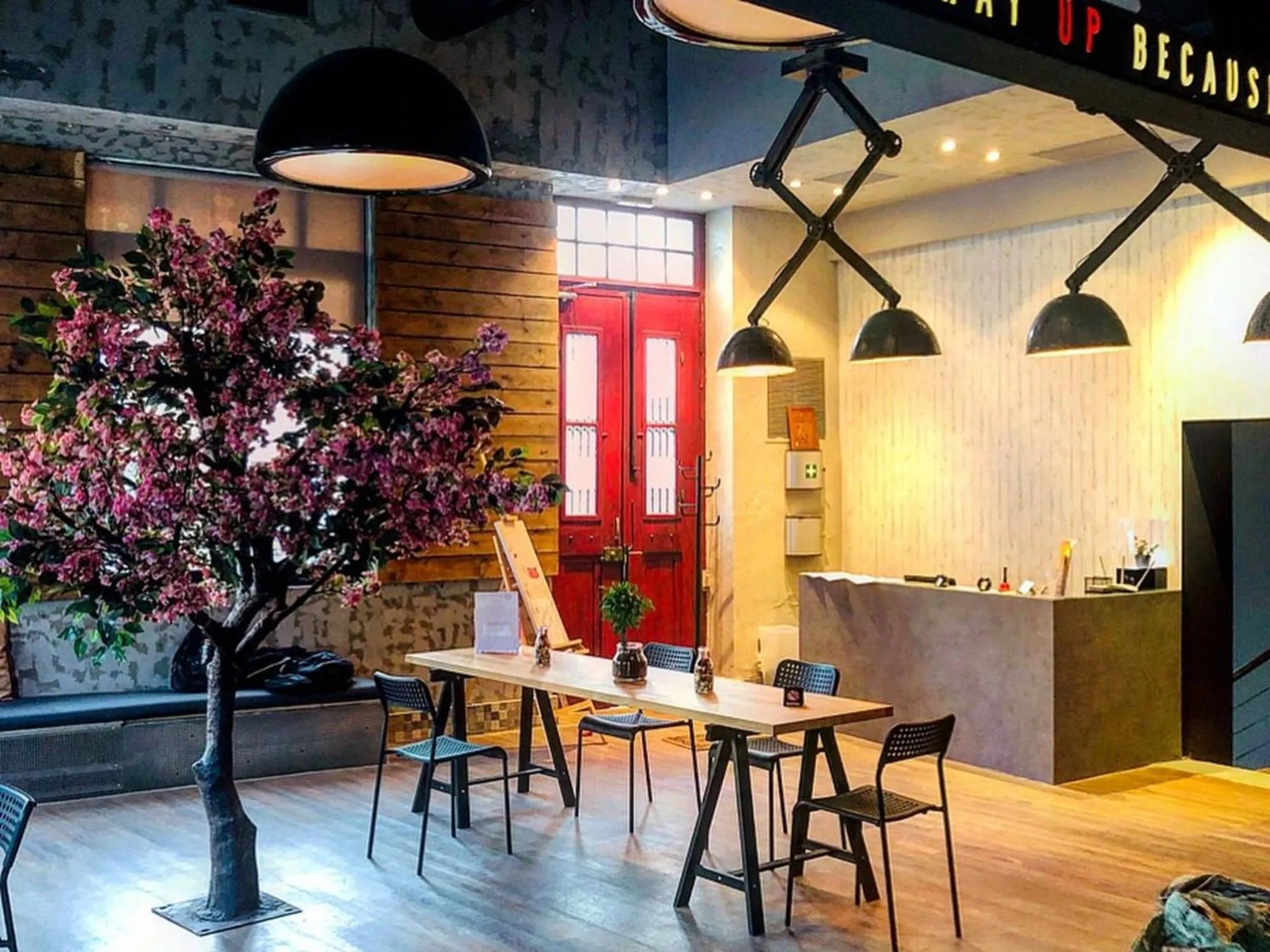 Lobby or reception in Iconic Athens Hostel