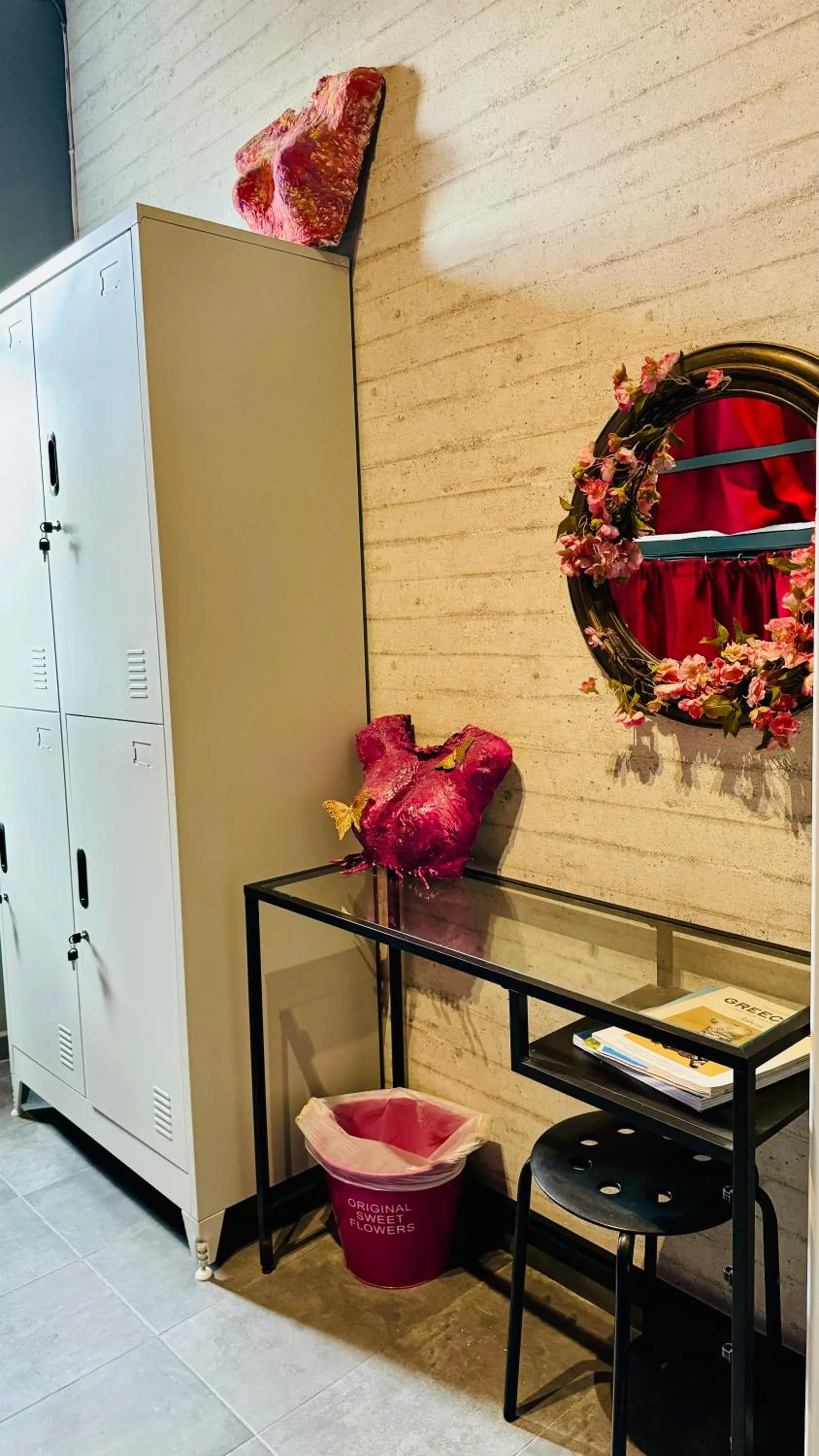 microwave in Iconic Athens Hostel