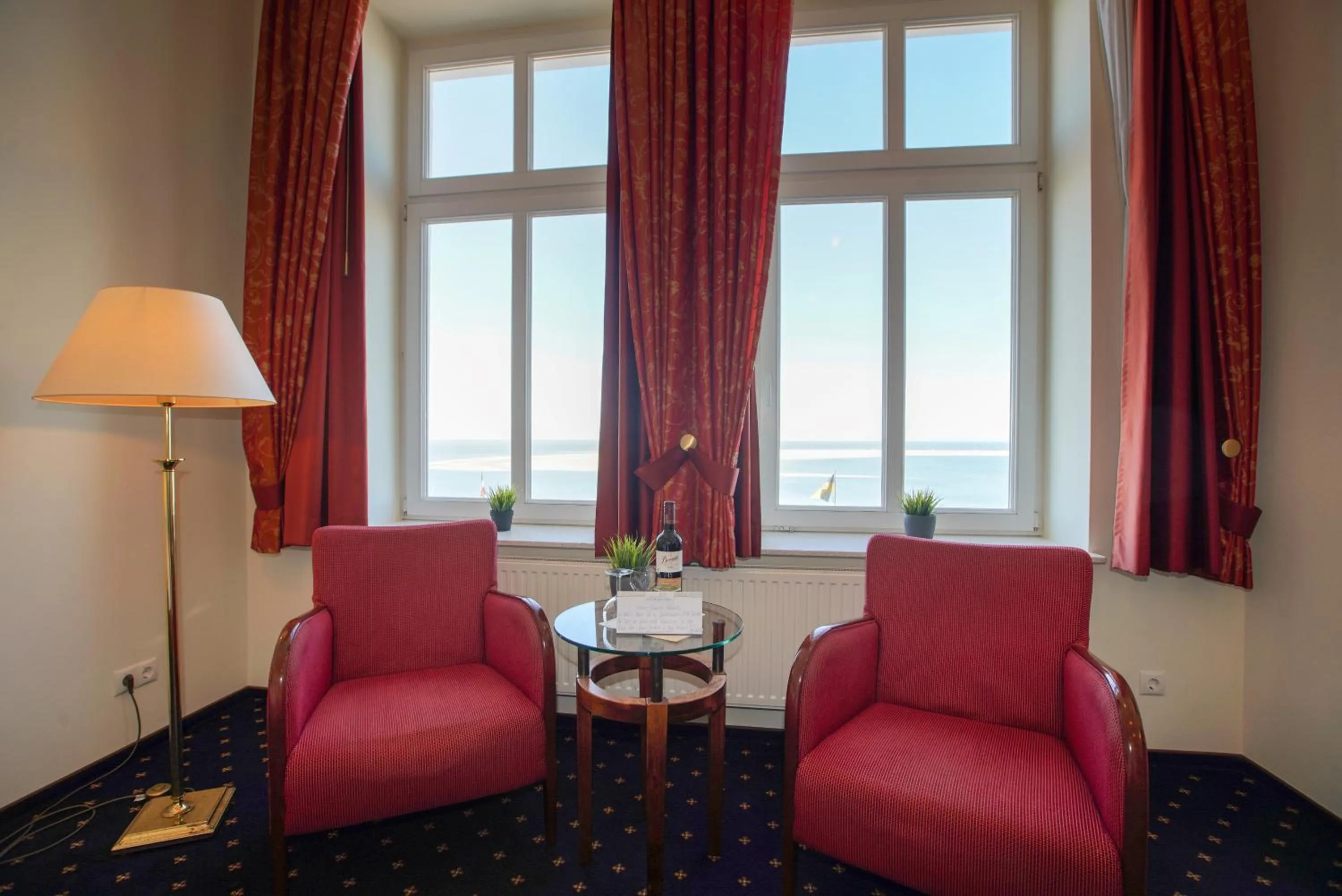 Seating area in Strandhotel VierJahresZeiten