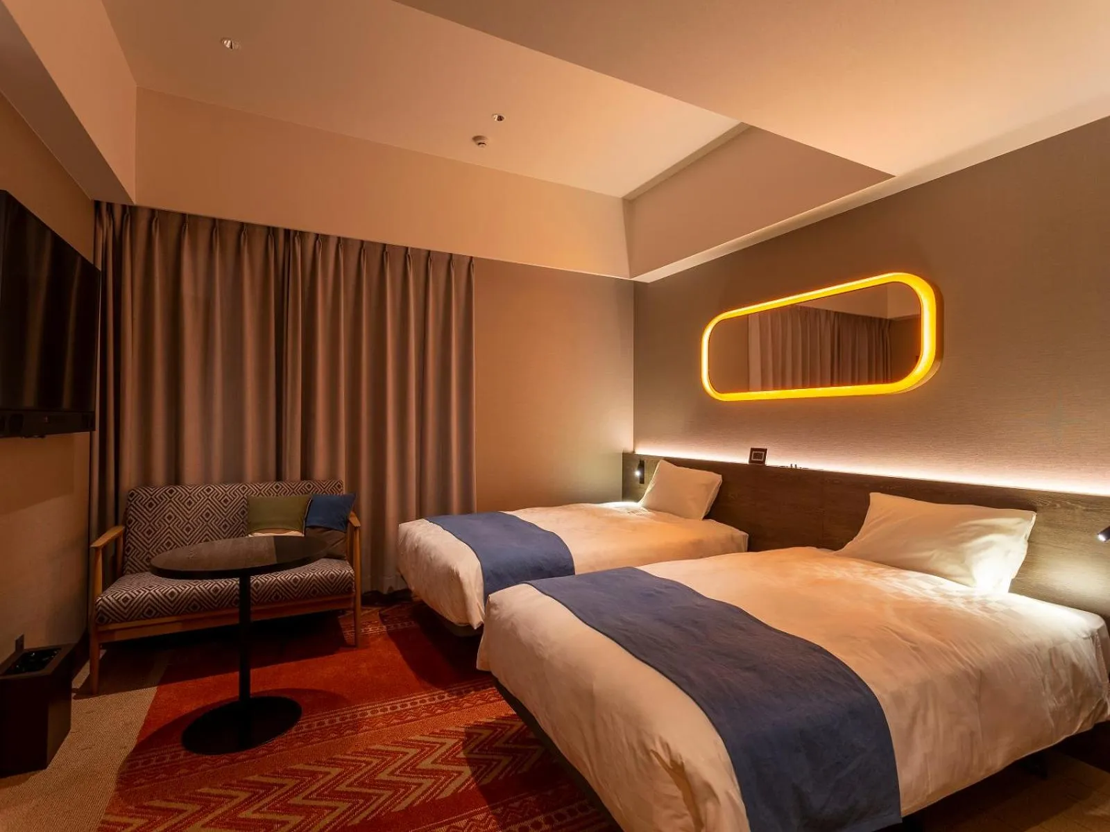 View (from property/room), Bed in Royal Park Hotel Kurashiki