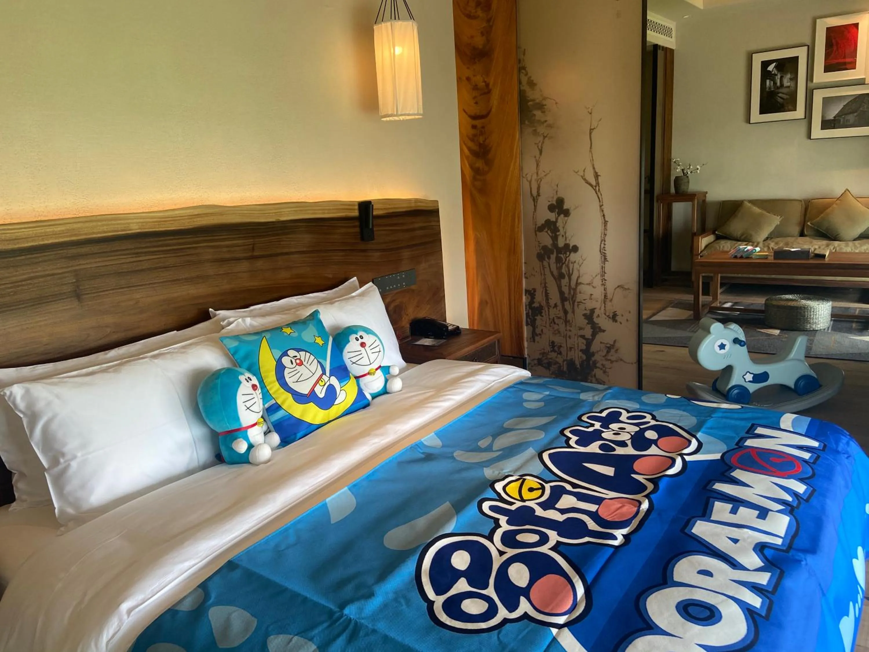 Bed in Jinling Onejoy Hotel