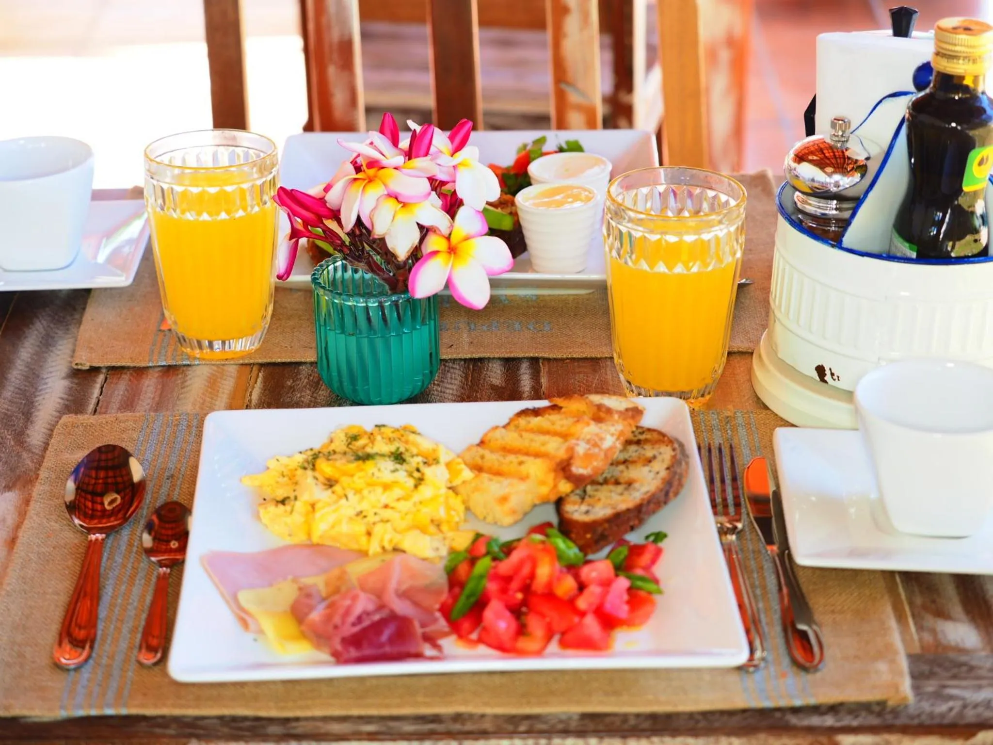 Food and drinks in Kite Soul Pousada