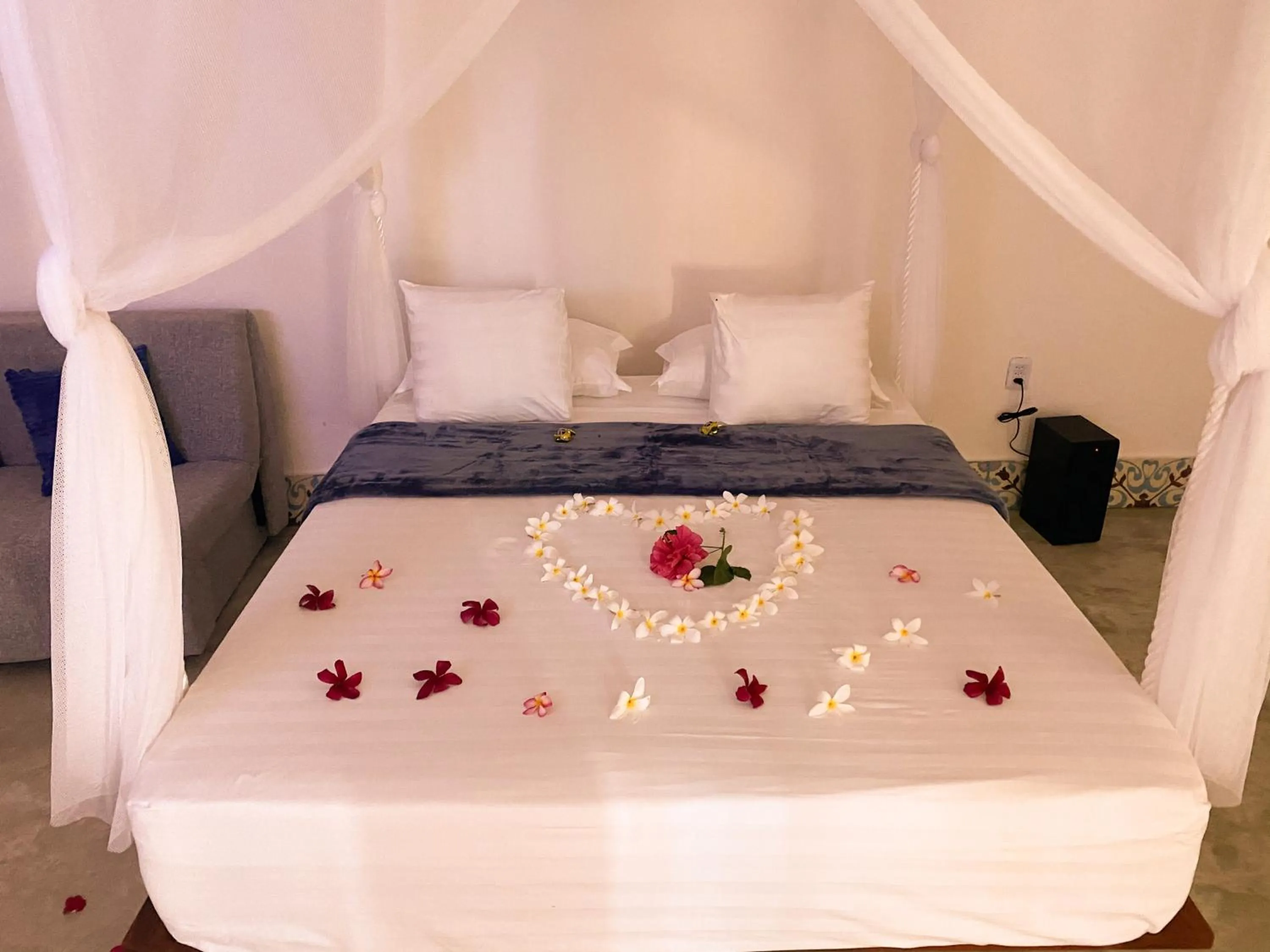 Property building, Bed in Kite Soul Pousada