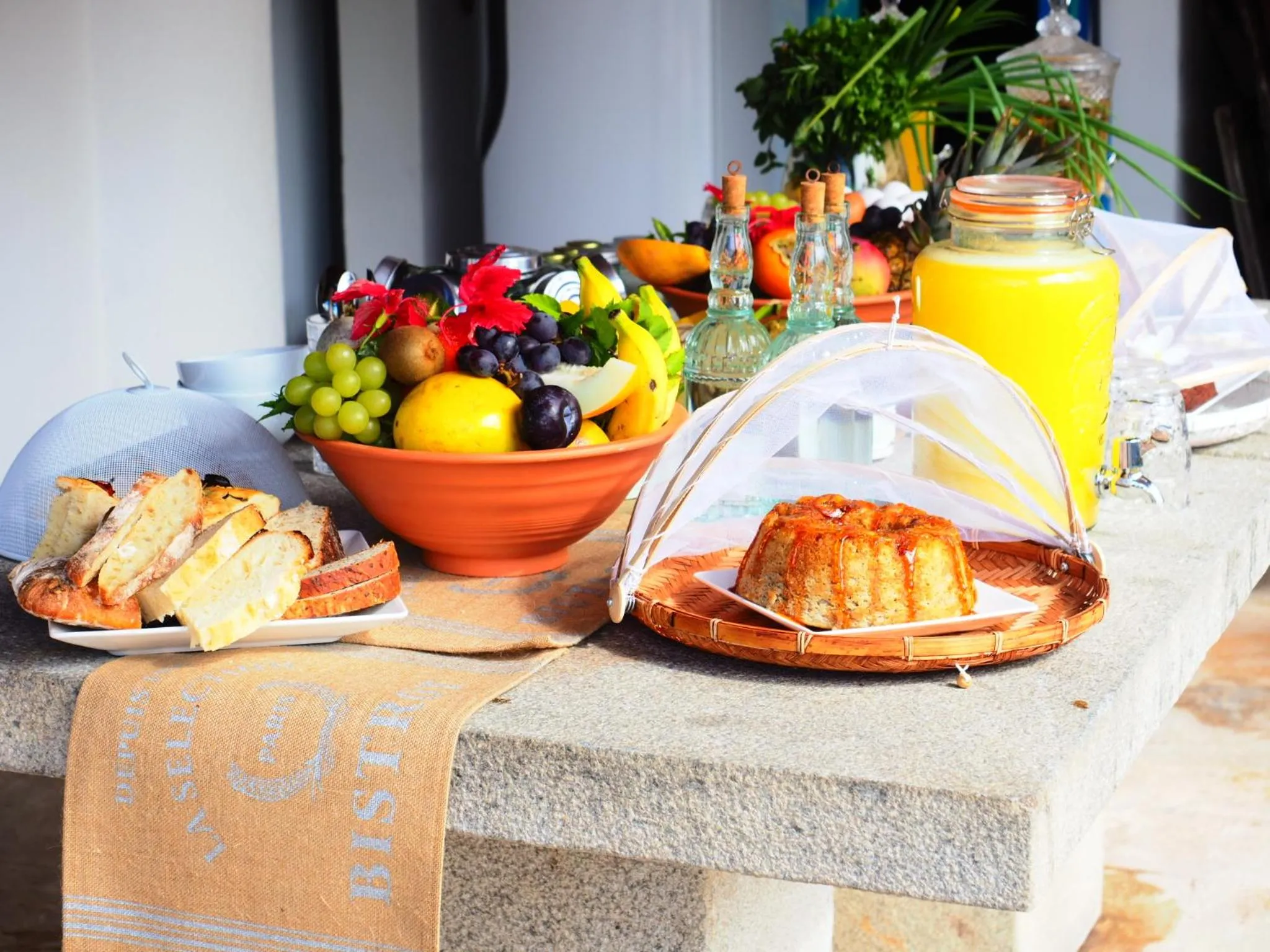 Food and drinks in Kite Soul Pousada