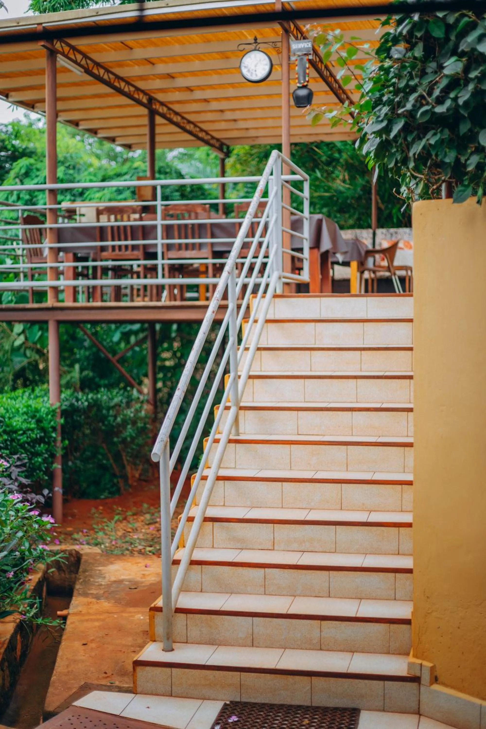 Patio in Edelwyss-Inn