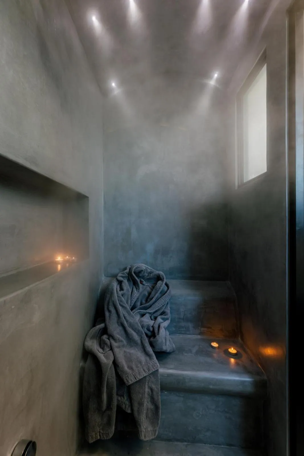 Steam room in Naxos Finest Hotel & Villas