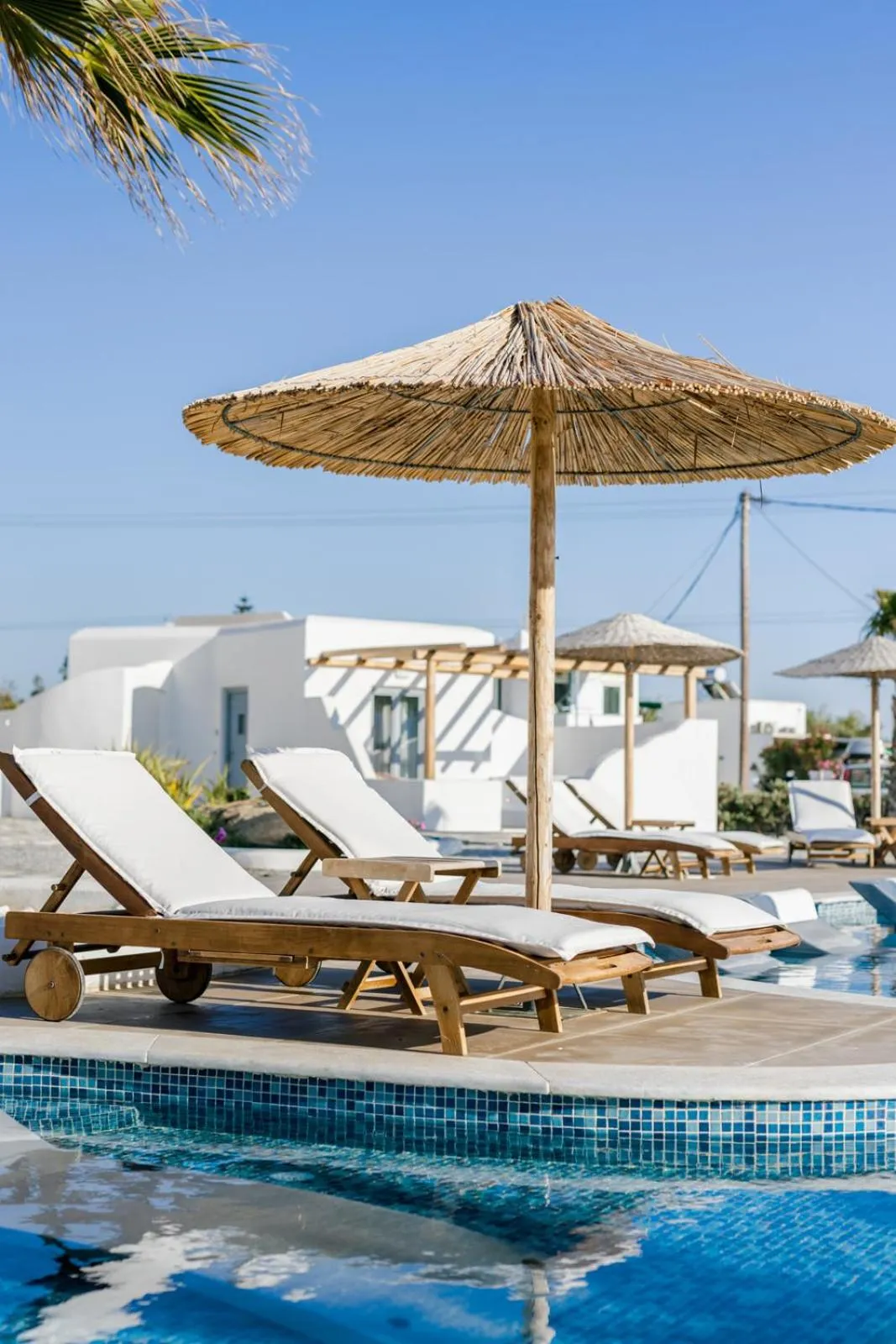 Pool view in Naxos Finest Hotel & Villas