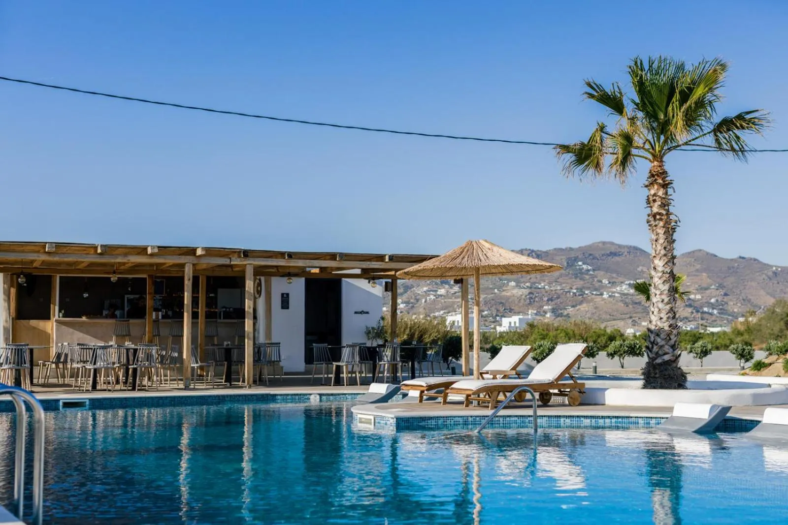 Swimming pool in Naxos Finest Hotel & Villas