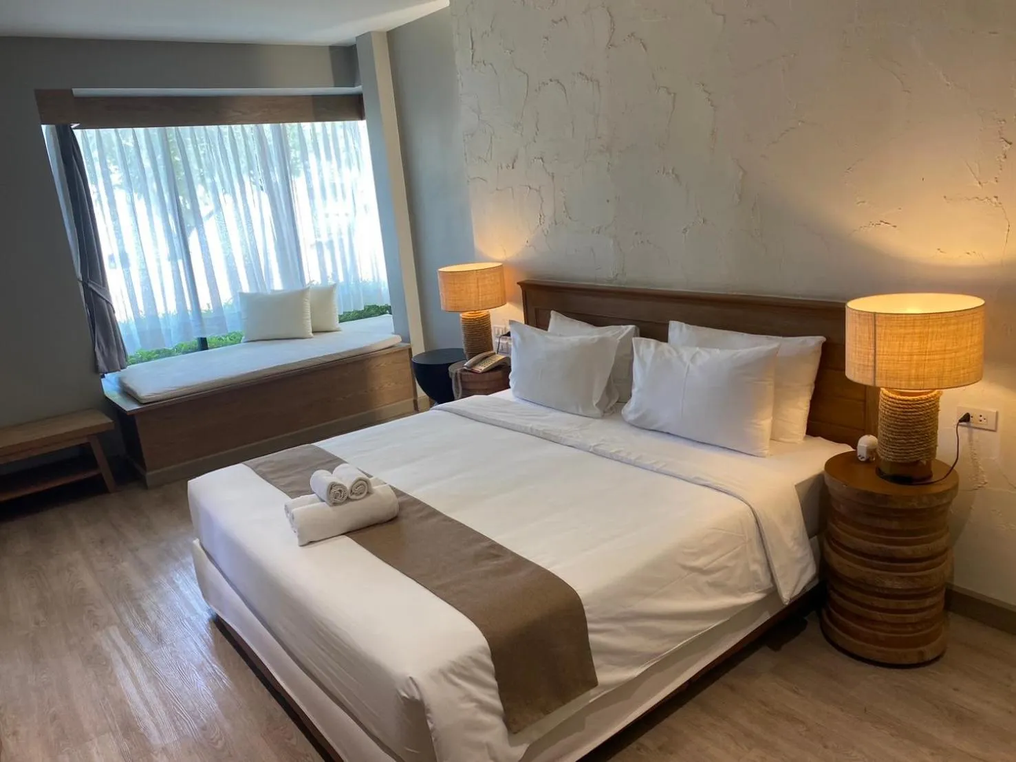 Bed in Saksiam Lakeside Resort