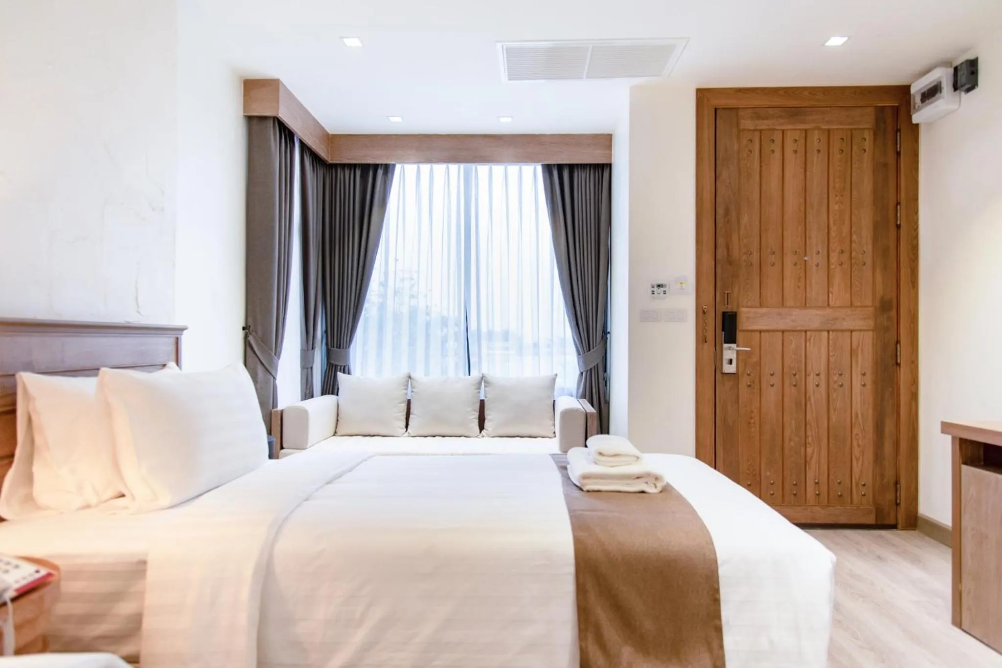 Bed in Saksiam Lakeside Resort