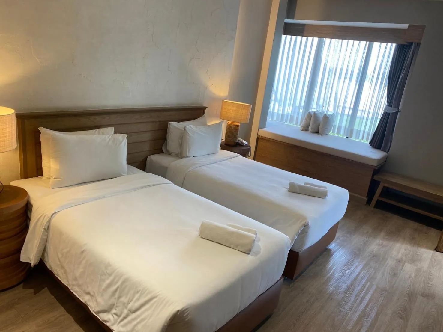 Bed in Saksiam Lakeside Resort