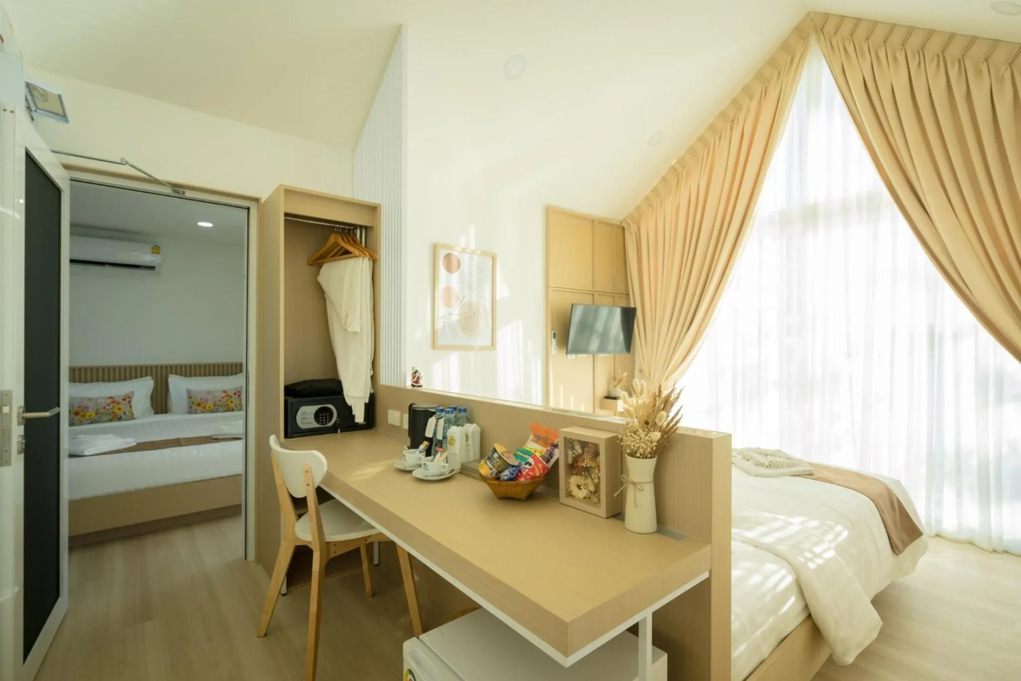 Bed in Saksiam Lakeside Resort