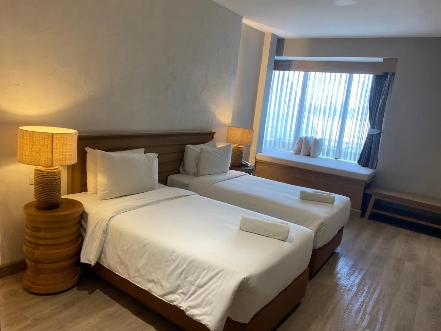 Bed in Saksiam Lakeside Resort