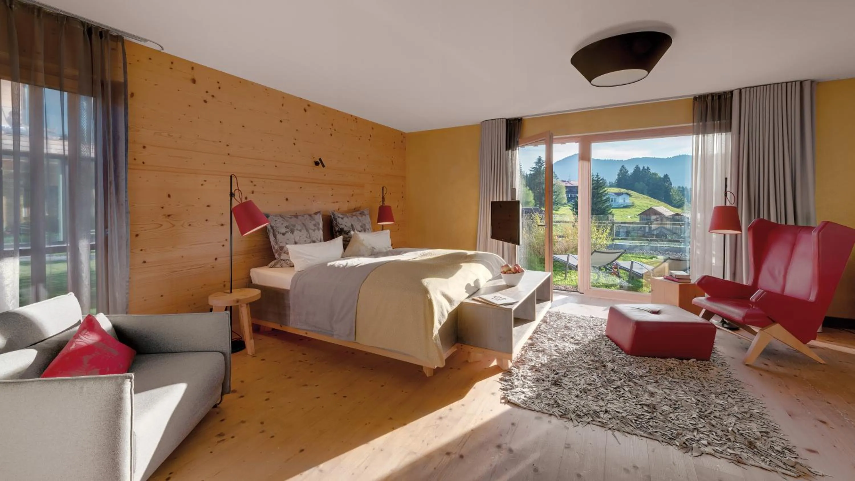 Photo of the whole room, Bed in Hotel Oberstdorf